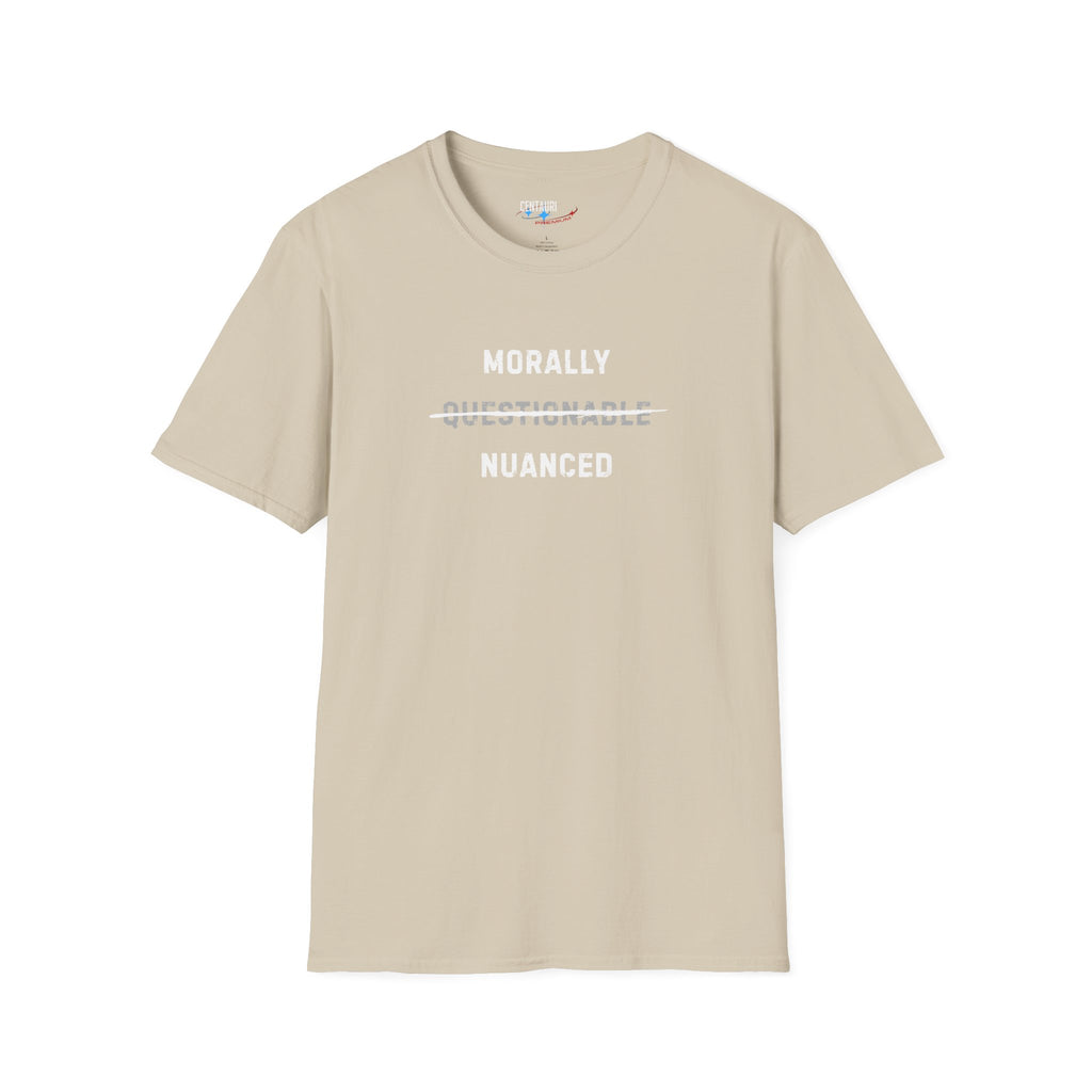 Morally ~Questionable~ Nuanced T-Shirt | Black Tee