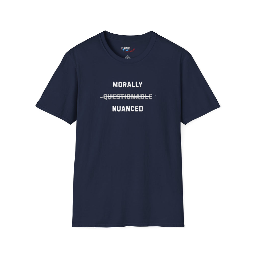 Morally ~Questionable~ Nuanced T-Shirt | Black Tee