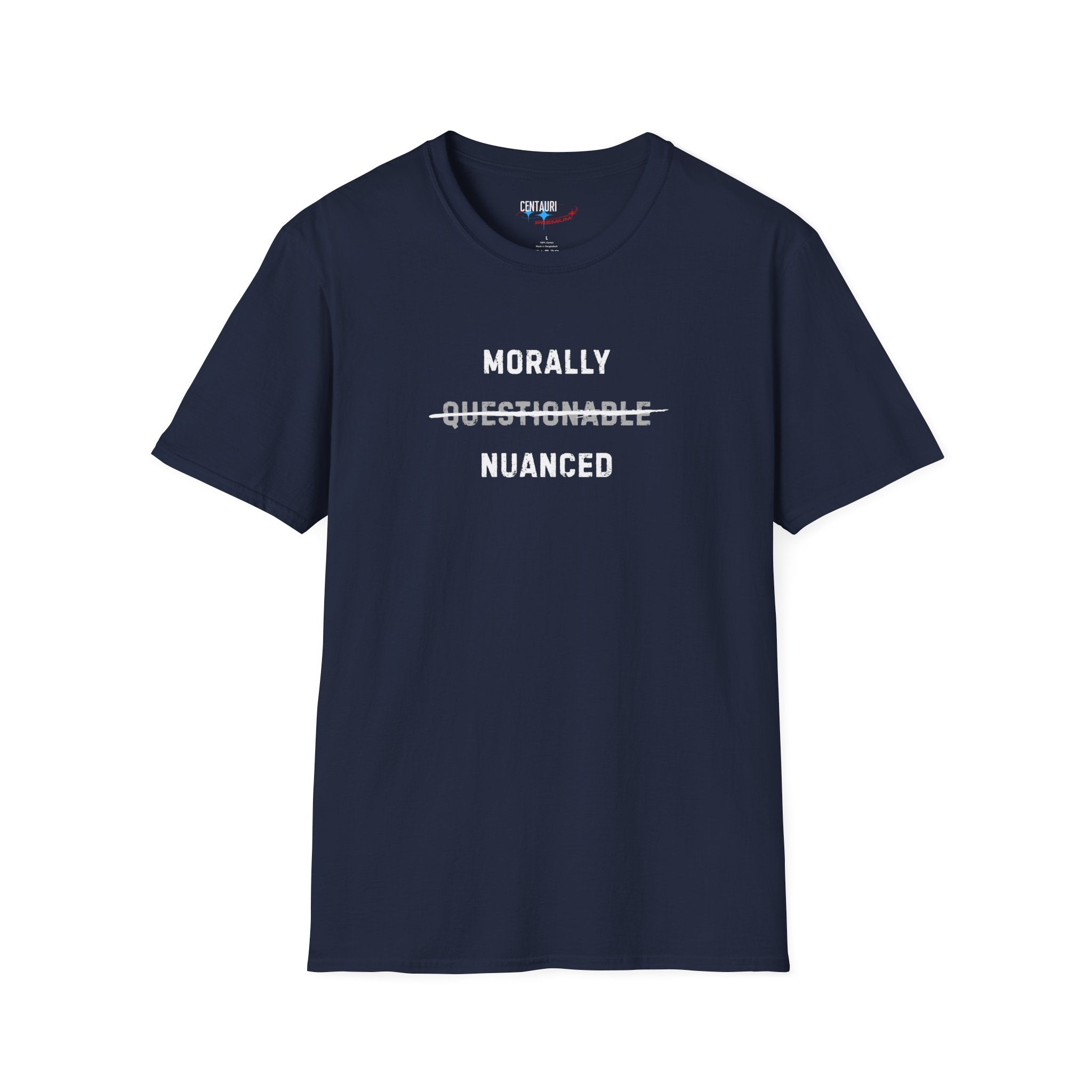 Morally ~Questionable~ Nuanced T-Shirt | Black Tee