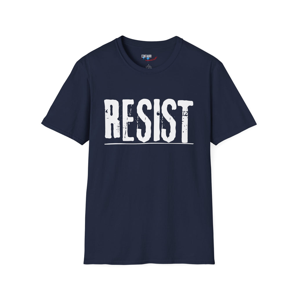RESIST distressed bold typography T-Shirt | Political Protest Shirt