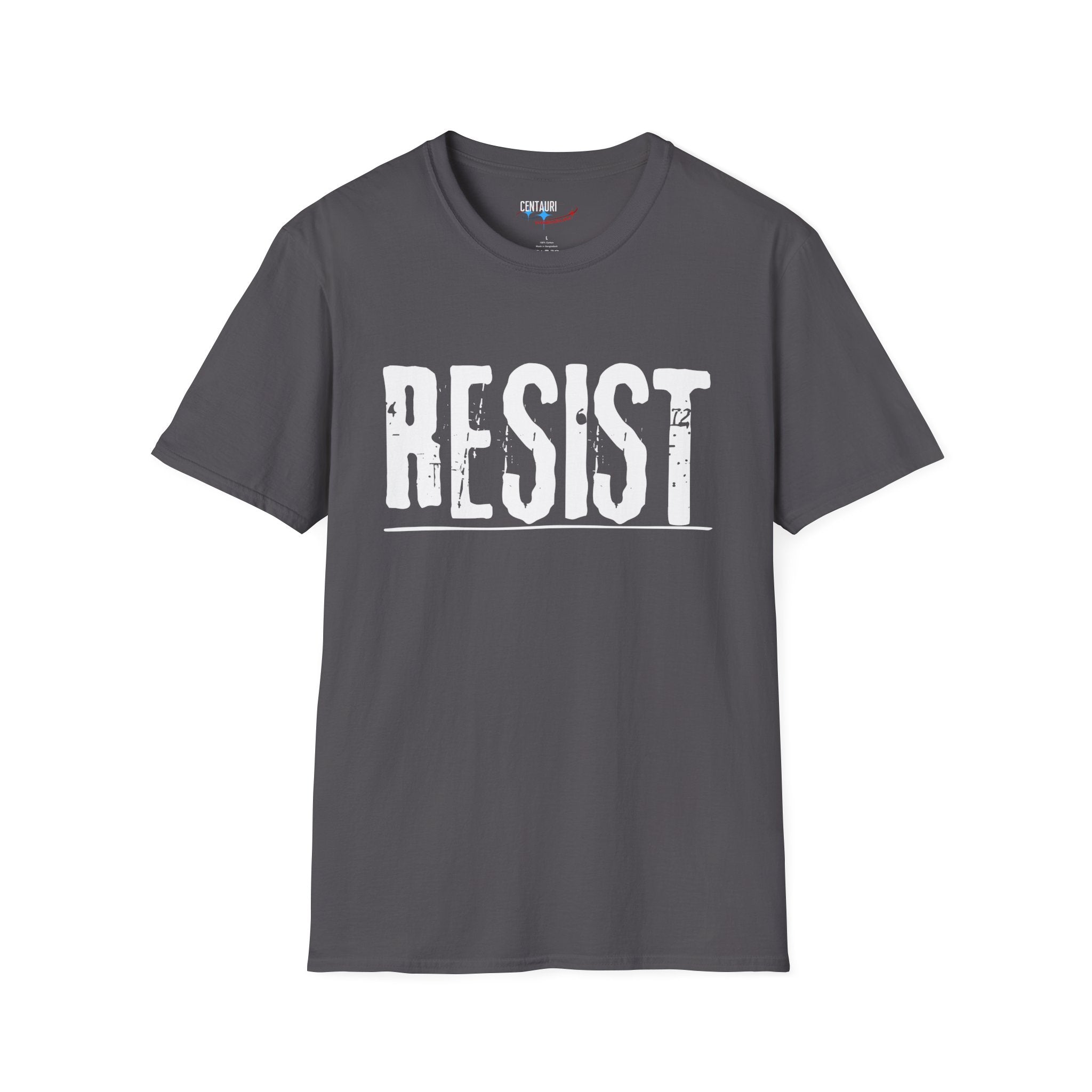 RESIST distressed bold typography T-Shirt | Political Protest Shirt