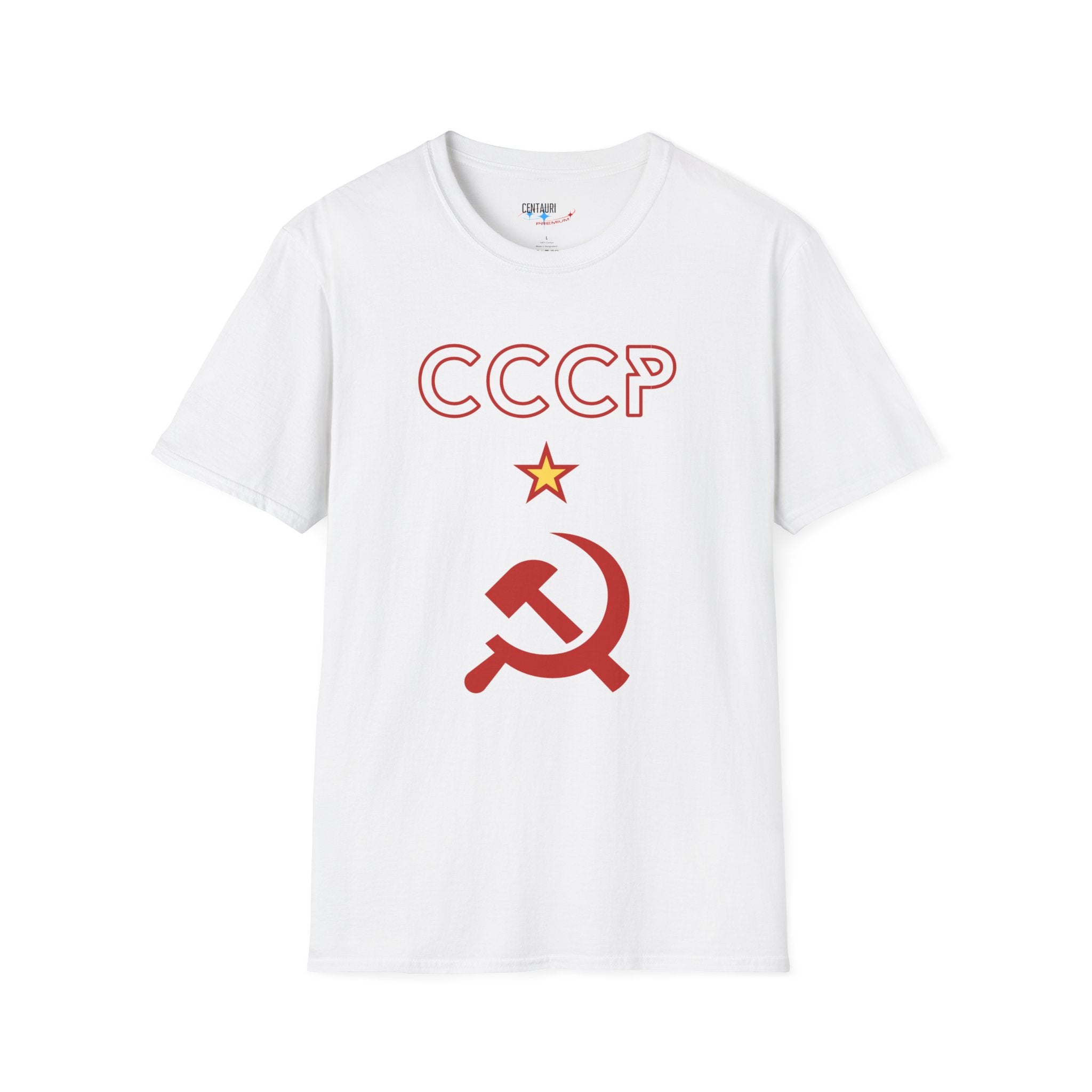 CCCP Hammer & Sickle T-Shirt | Soviet Star Logo Tee