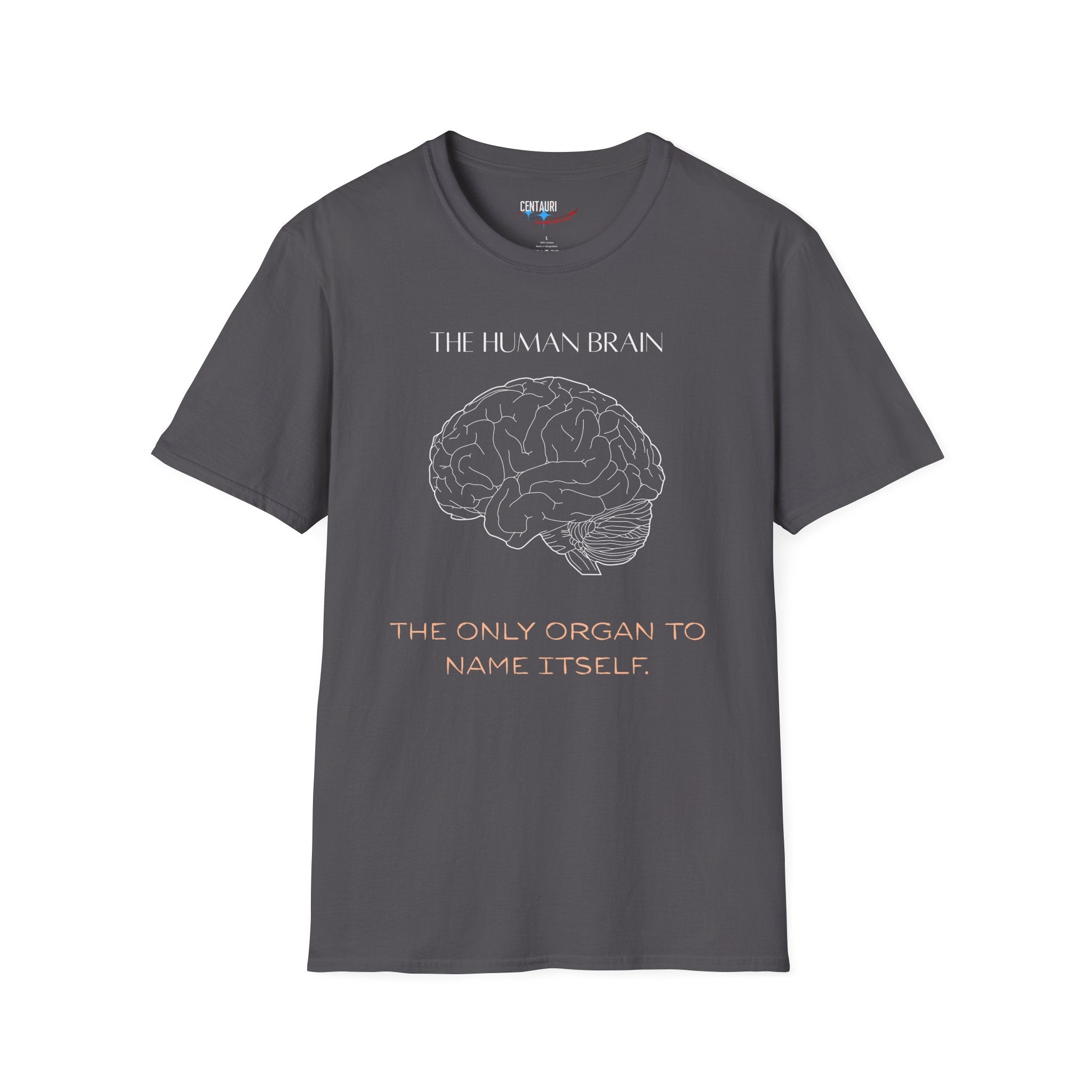 The Human Brain illustration T-Shirt | anatomy, science quote