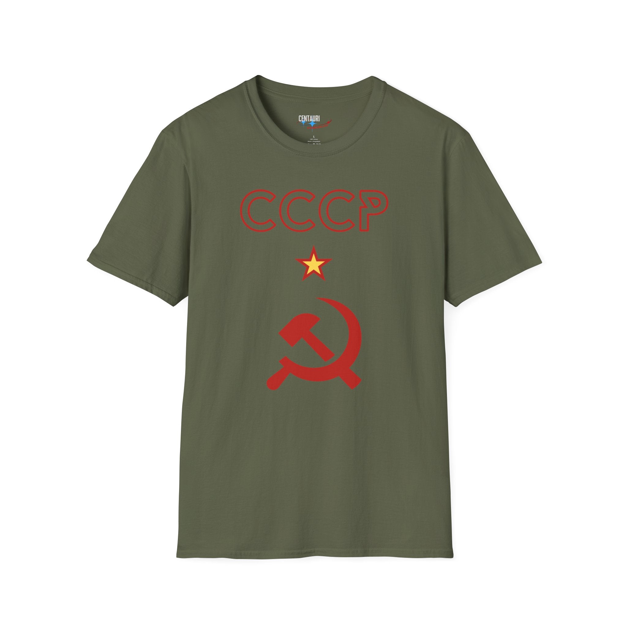 CCCP Hammer & Sickle T-Shirt | Soviet Star Logo Tee