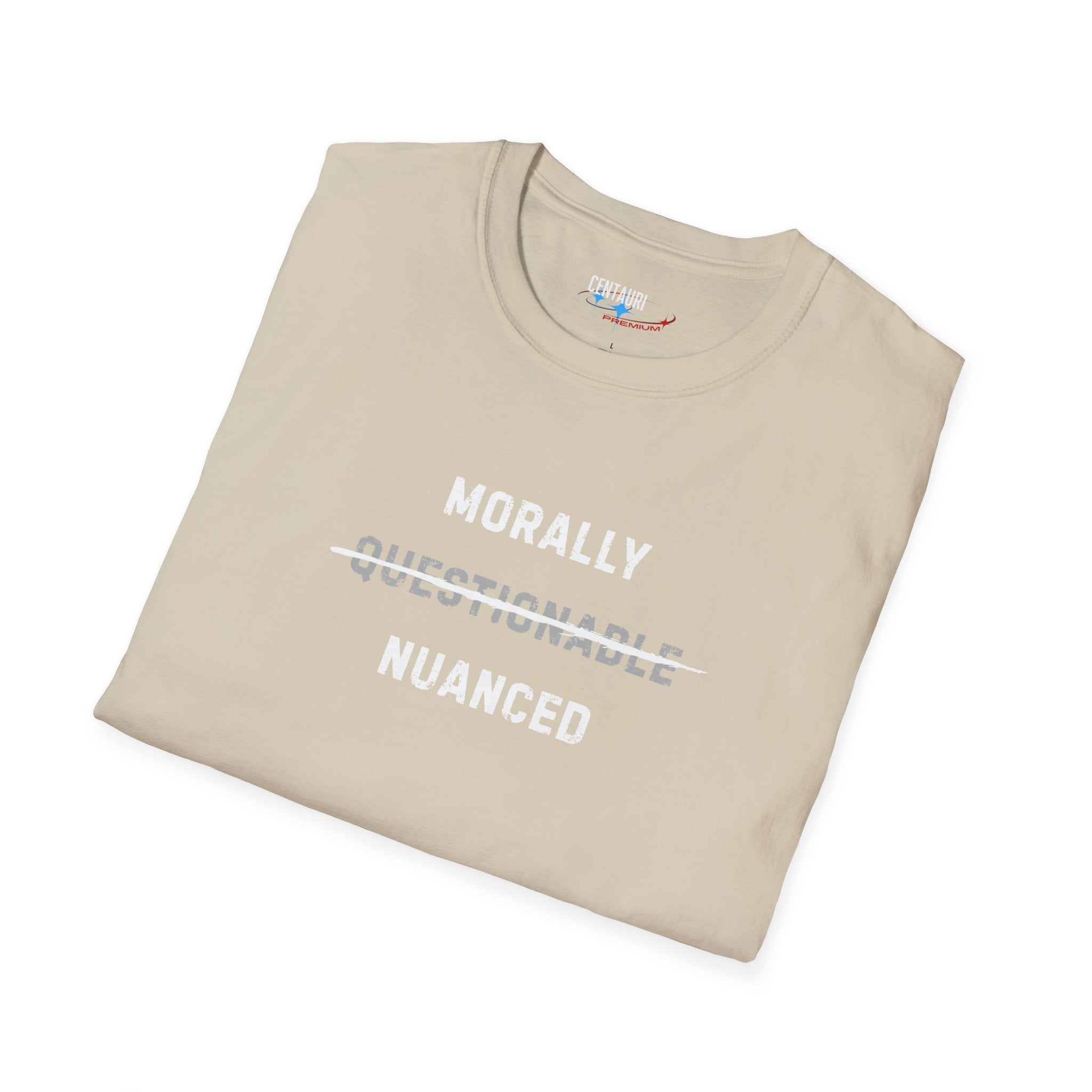 Morally ~Questionable~ Nuanced T-Shirt | Black Tee