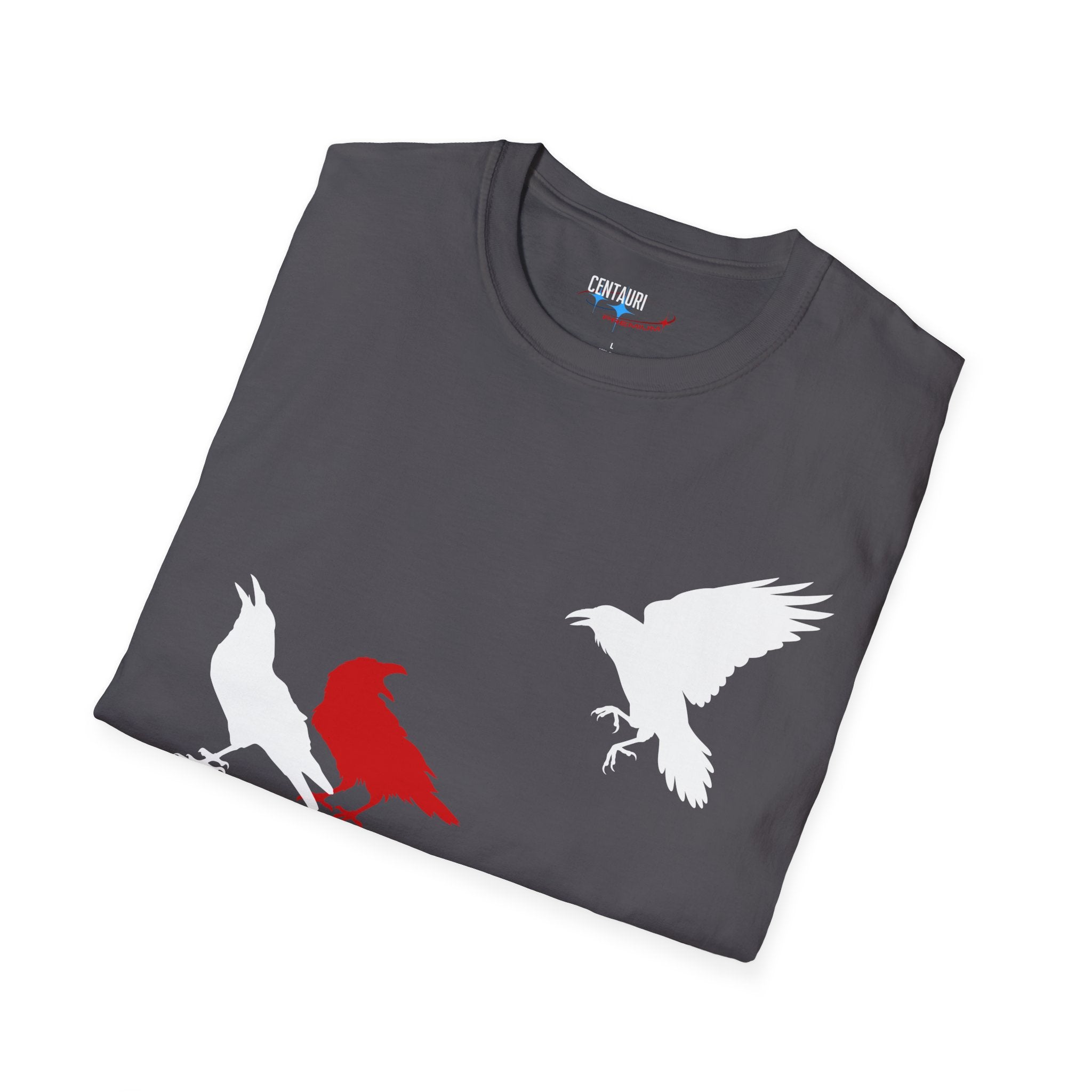 Attempted Murder Crow Design T-Shirt | Crow Silhouette Tee
