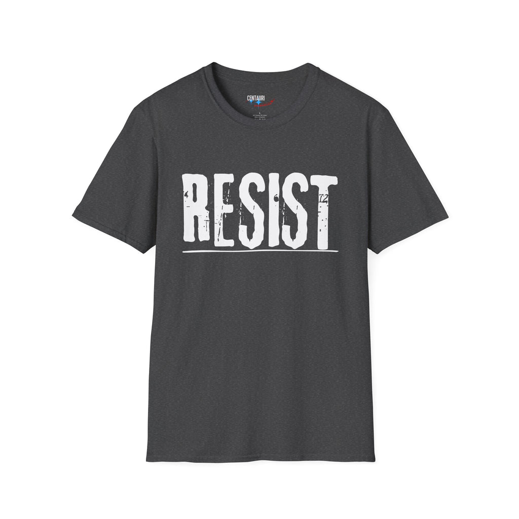 RESIST distressed bold typography T-Shirt | Political Protest Shirt
