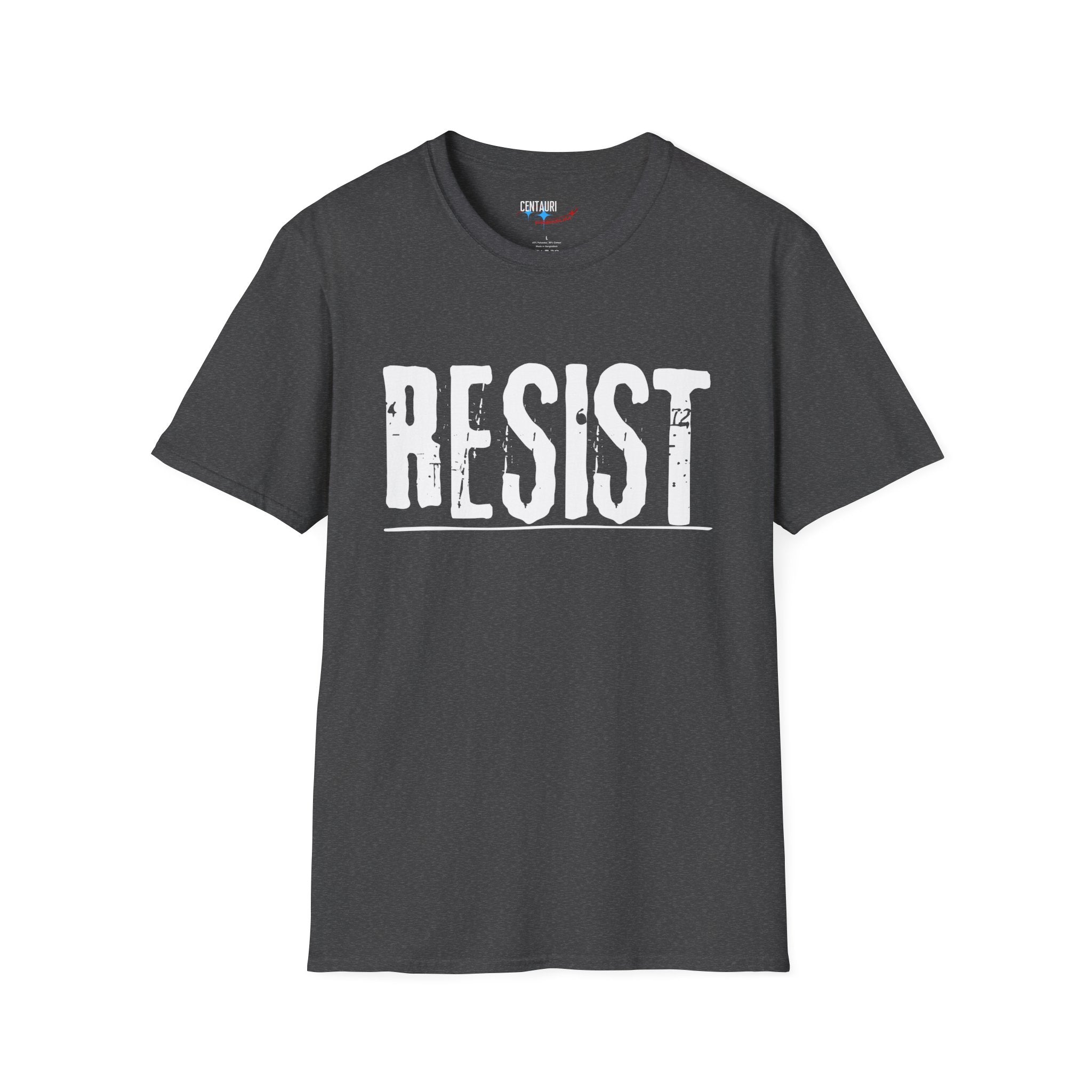 RESIST distressed bold typography T-Shirt | Political Protest Shirt