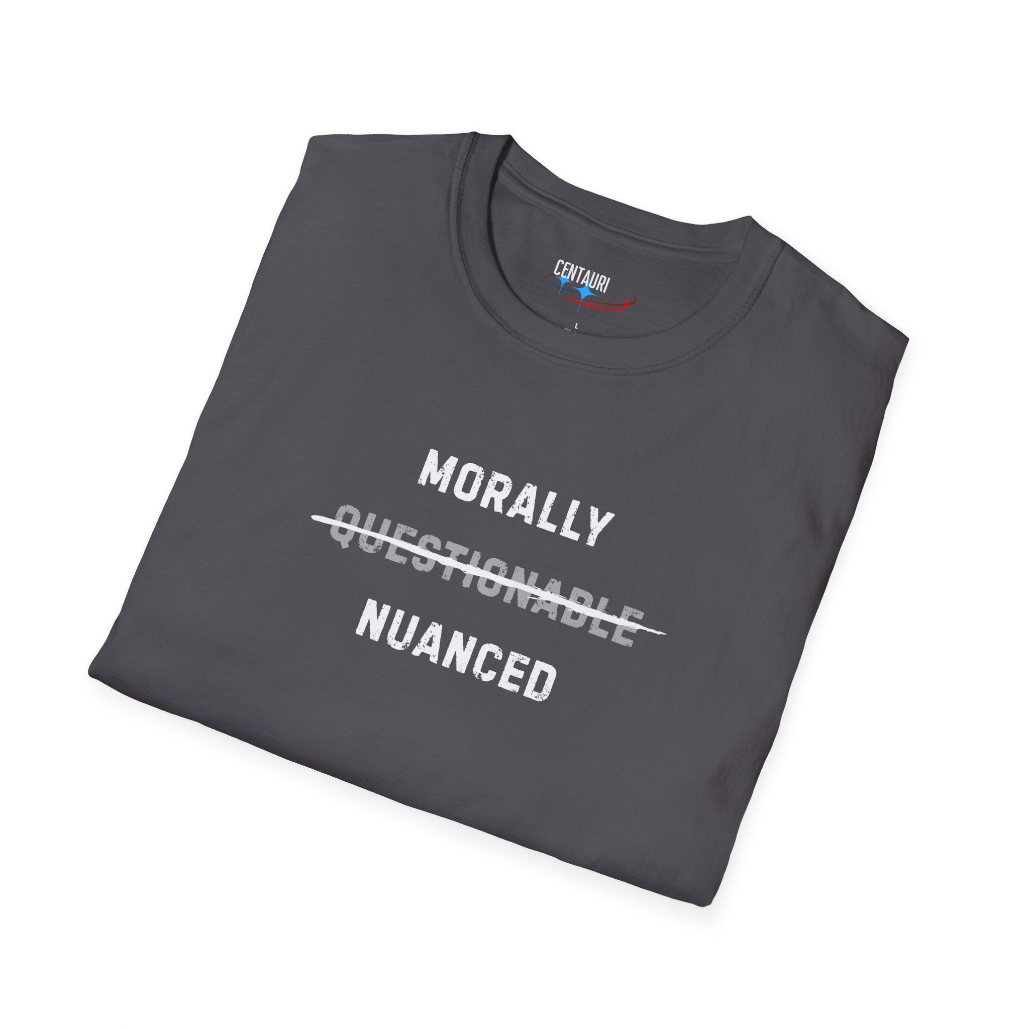 Morally ~Questionable~ Nuanced T-Shirt | Black Tee