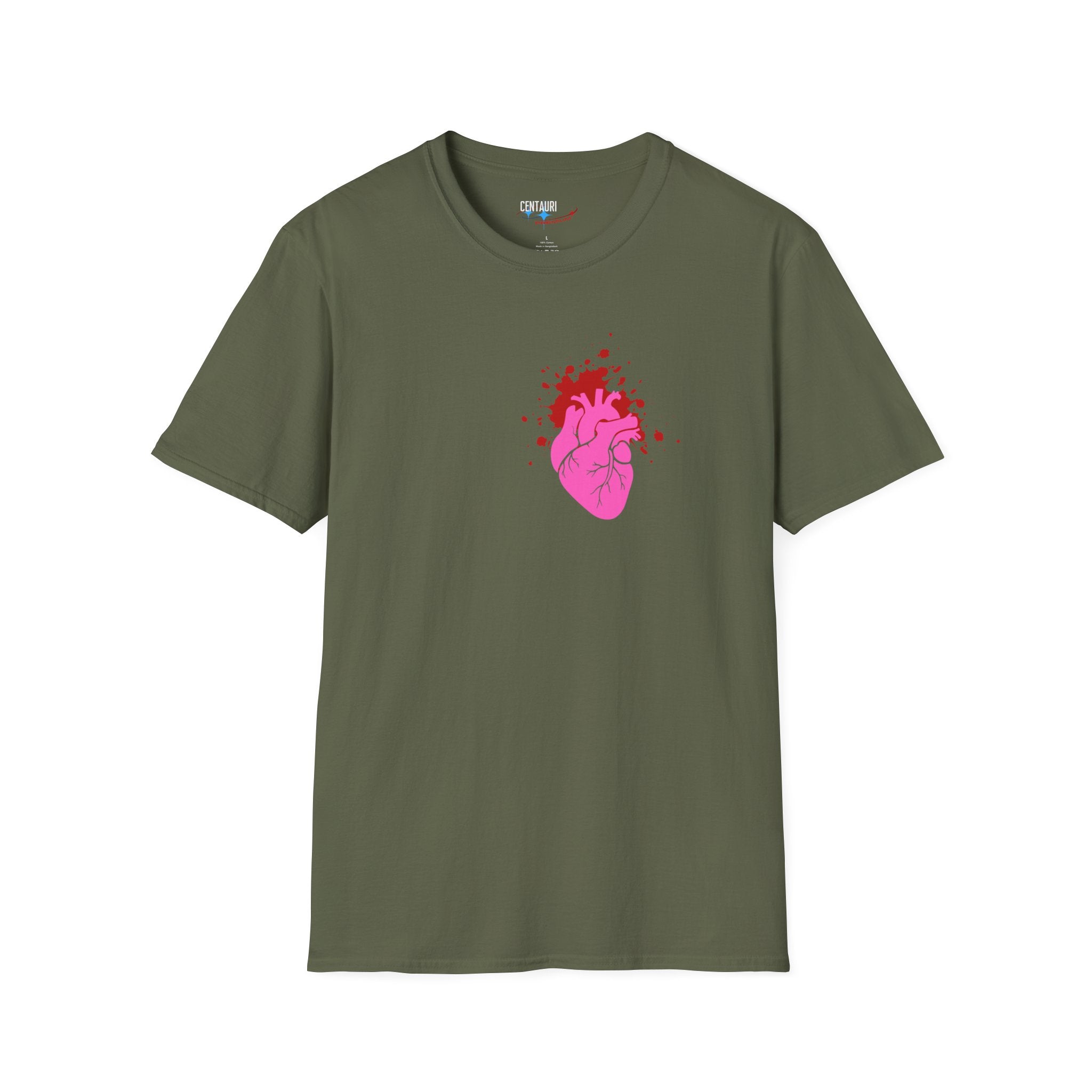 Bloody Heart Shirt | Medical Heart Illustration T-Shirt