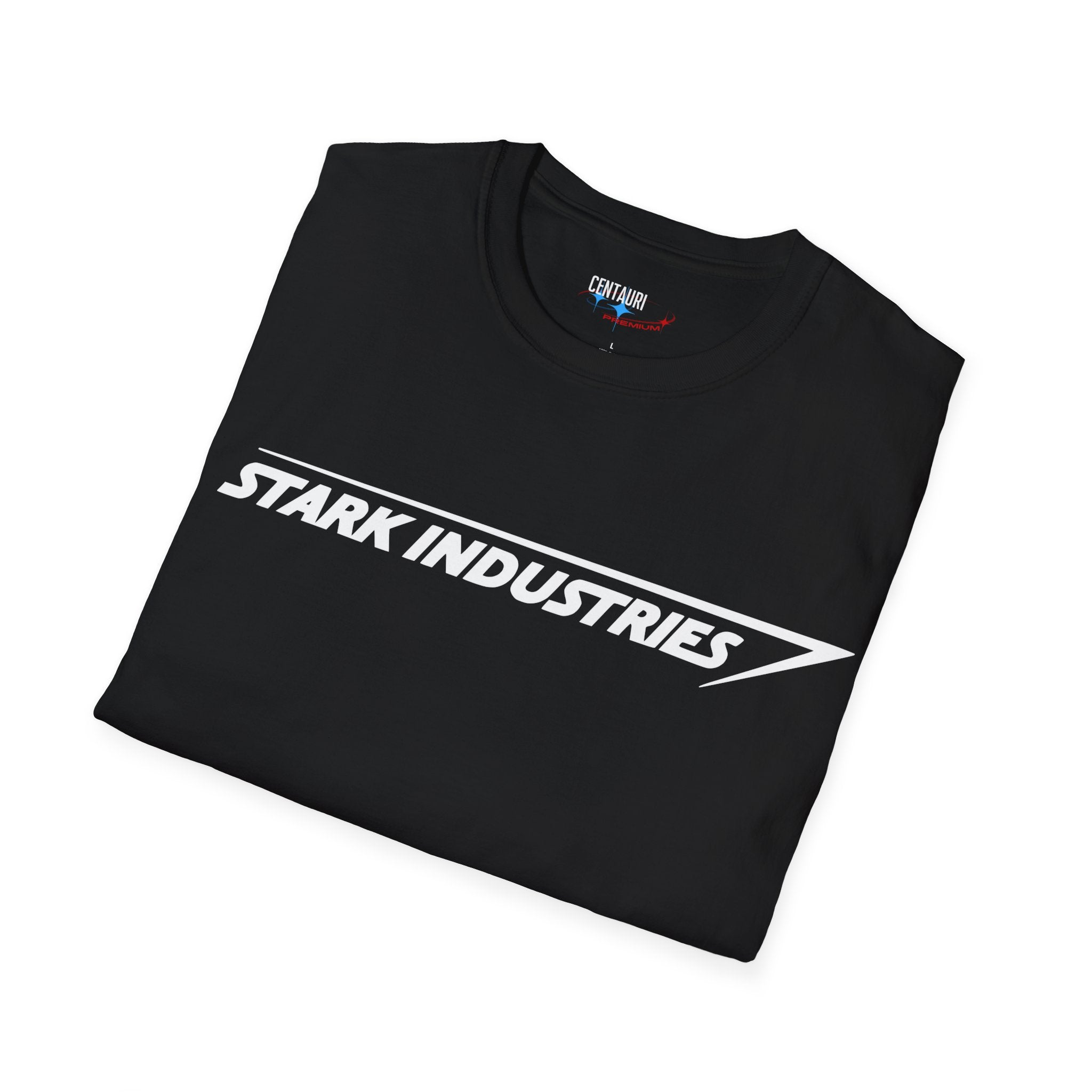 Stark Industries Logo T-Shirt | Black Graphic Tee