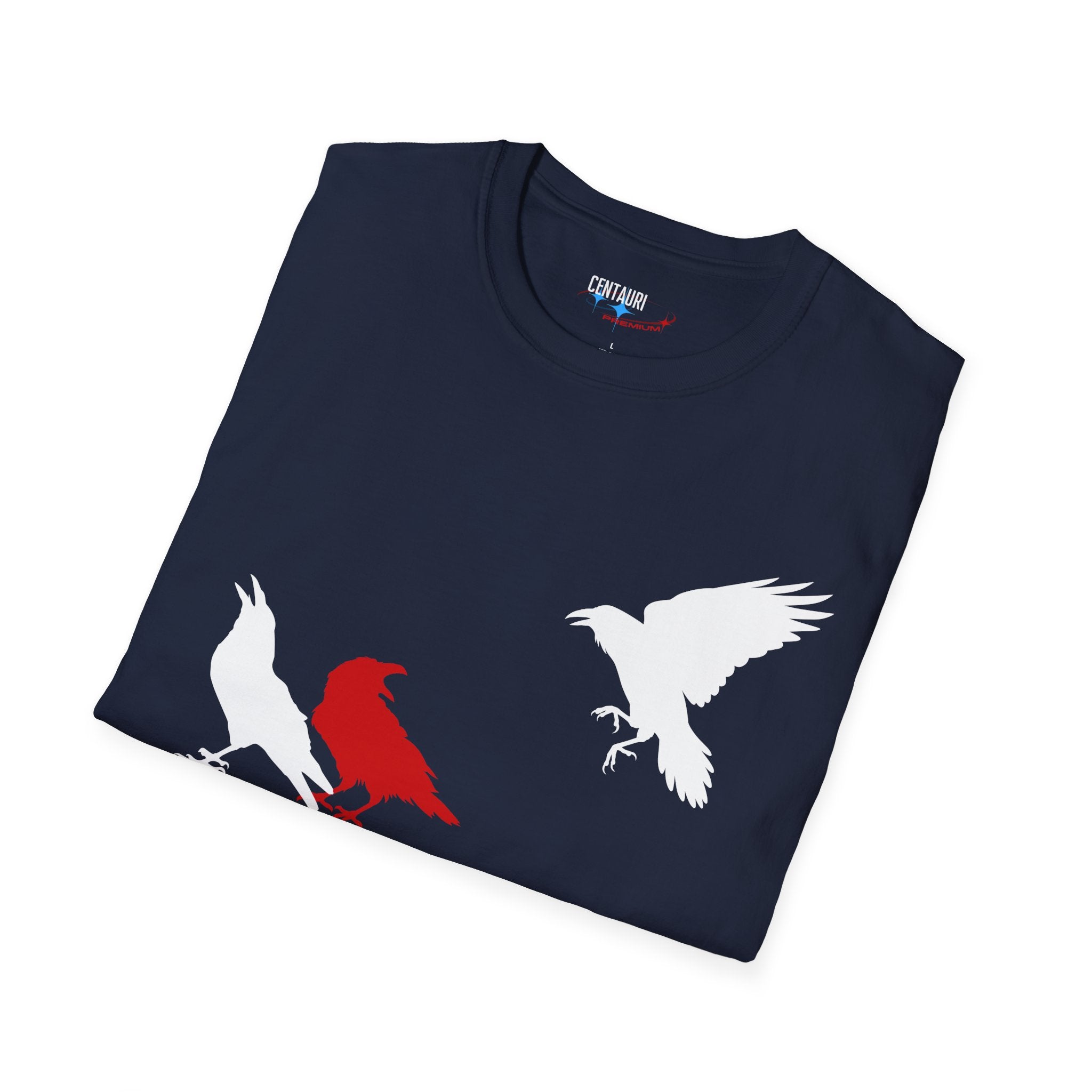 Attempted Murder Crow Design T-Shirt | Crow Silhouette Tee