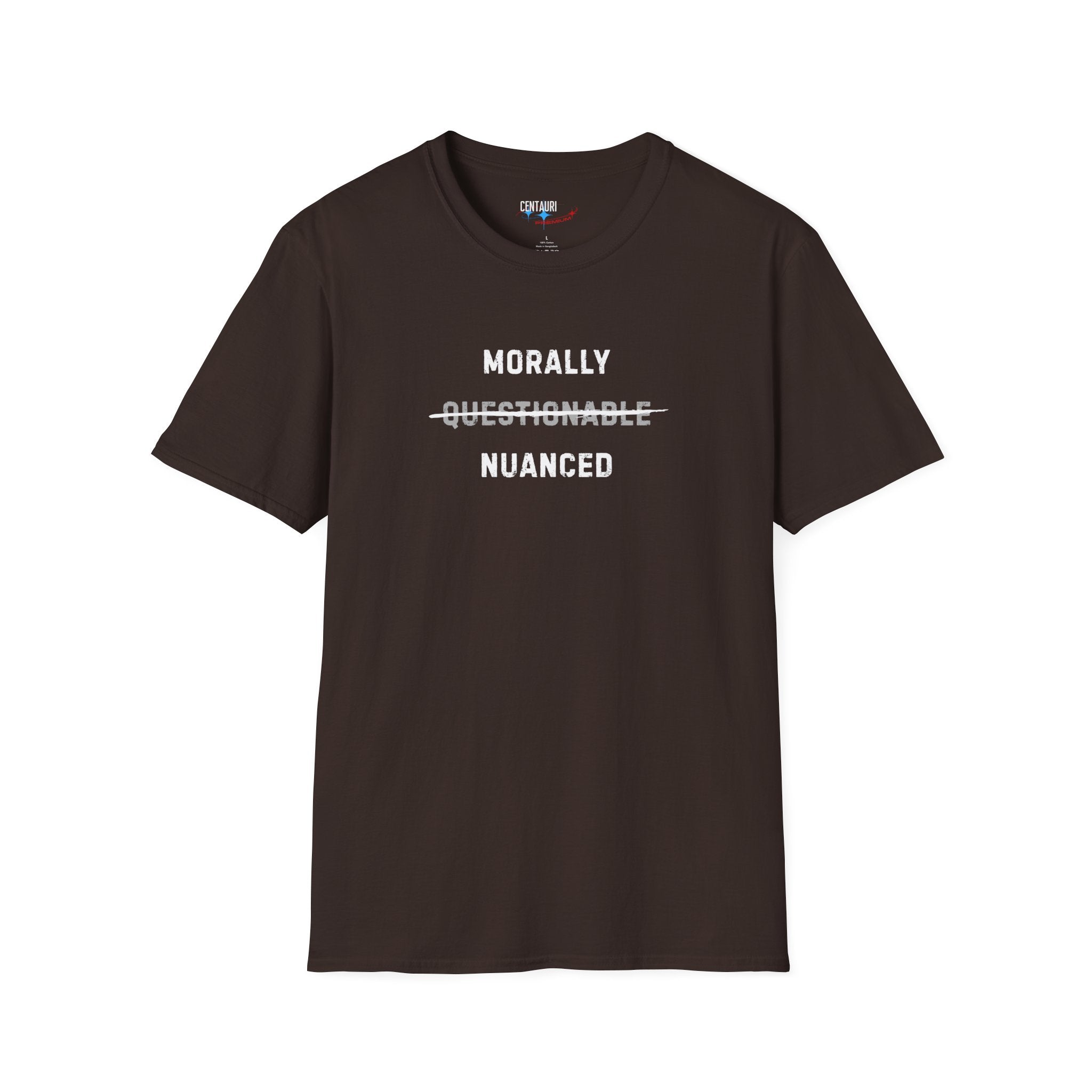 Morally ~Questionable~ Nuanced T-Shirt | Black Tee