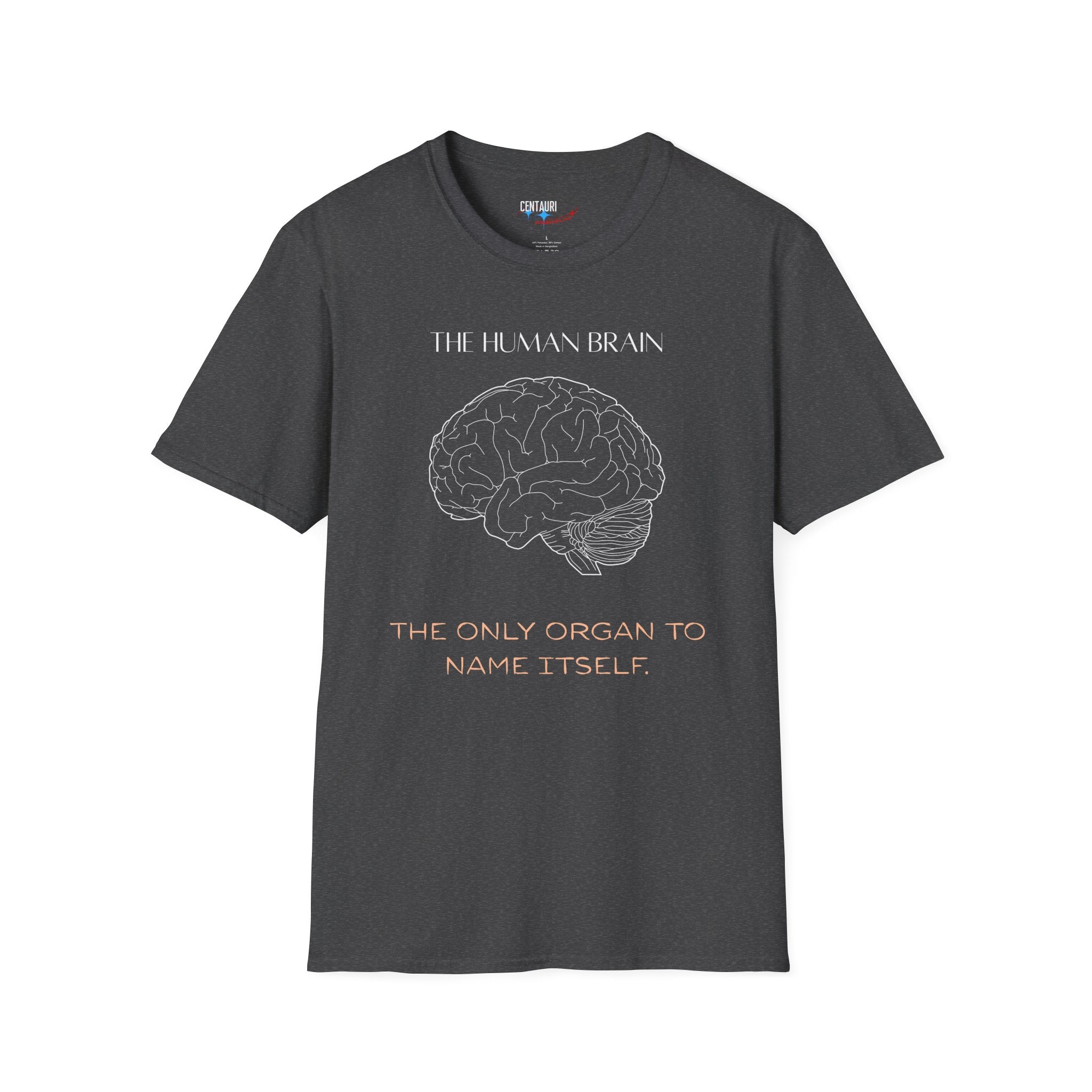 The Human Brain illustration T-Shirt | anatomy, science quote