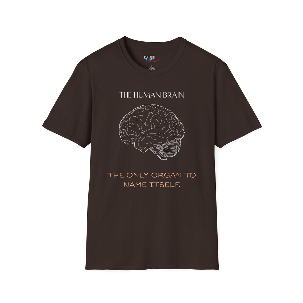 The Human Brain illustration T-Shirt | anatomy, science quote