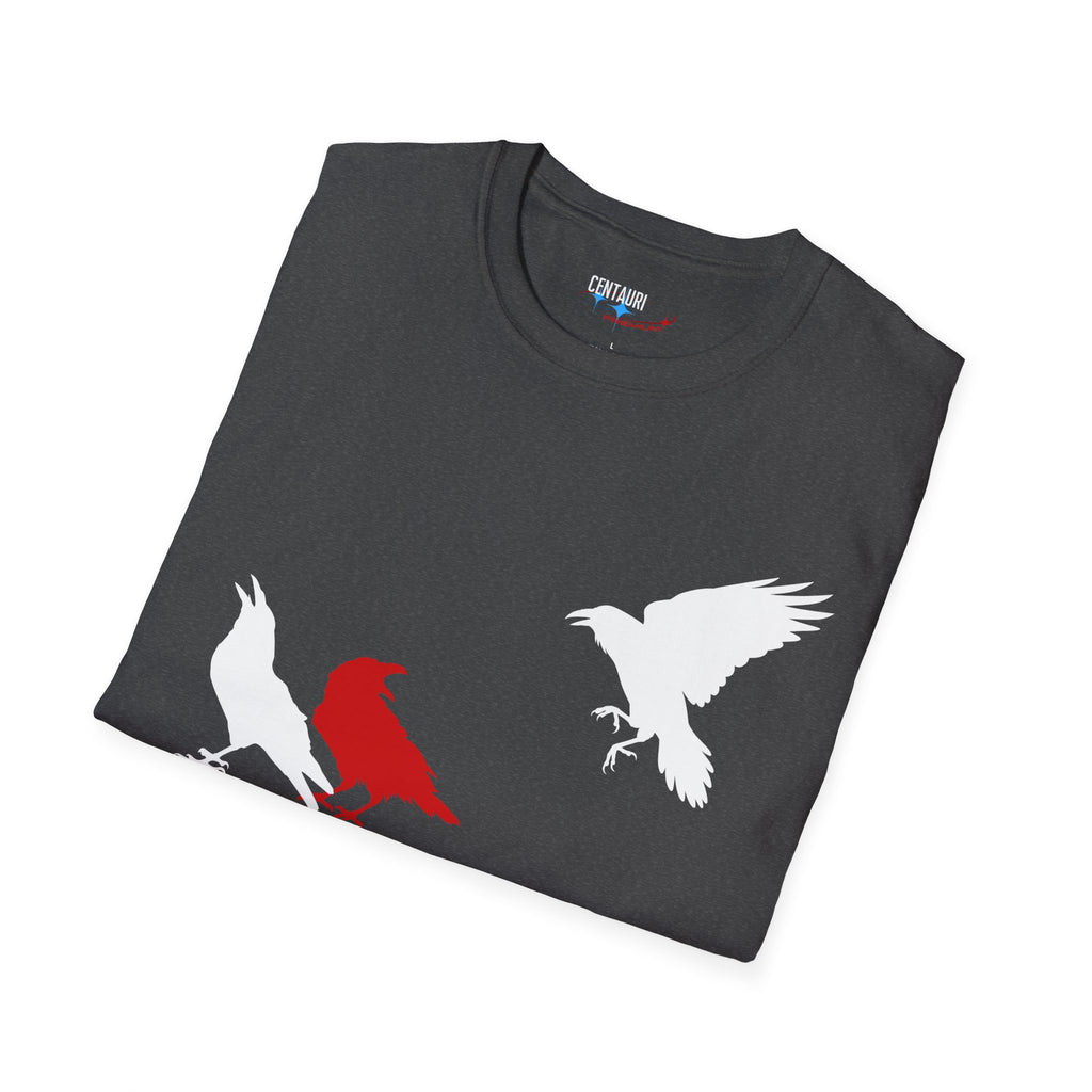 Attempted Murder Crow Design T-Shirt | Crow Silhouette Tee