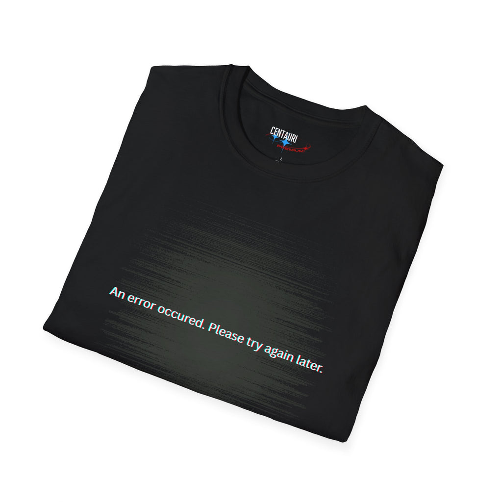An Error Occurred T-Shirt | Glitch Tech Tee, Computer Message