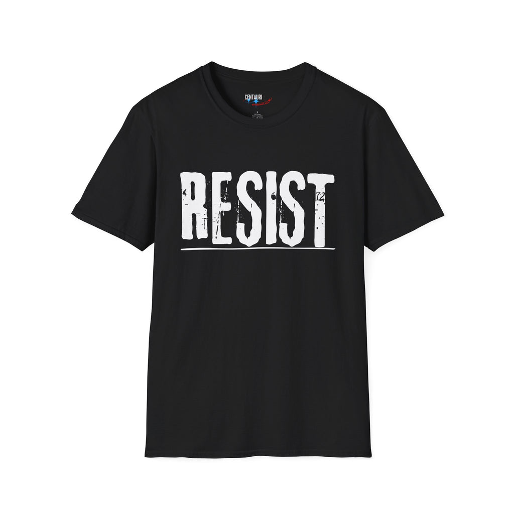 RESIST distressed bold typography T-Shirt | Political Protest Shirt