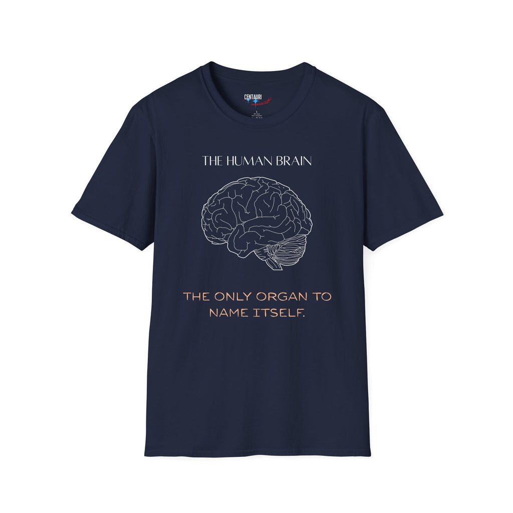 The Human Brain illustration T-Shirt | anatomy, science quote