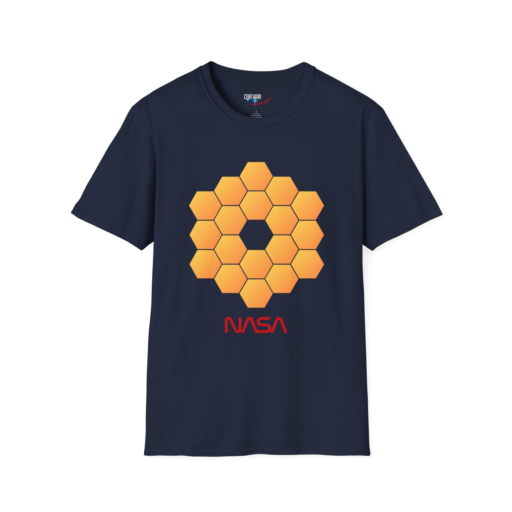 James Webb Hexagonal Mirror NASA T-Shirt