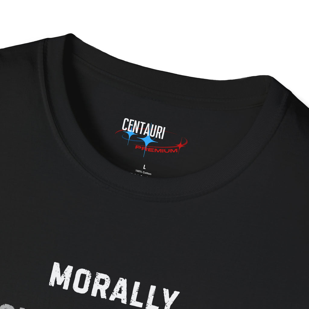 Morally ~Questionable~ Nuanced T-Shirt | Black Tee