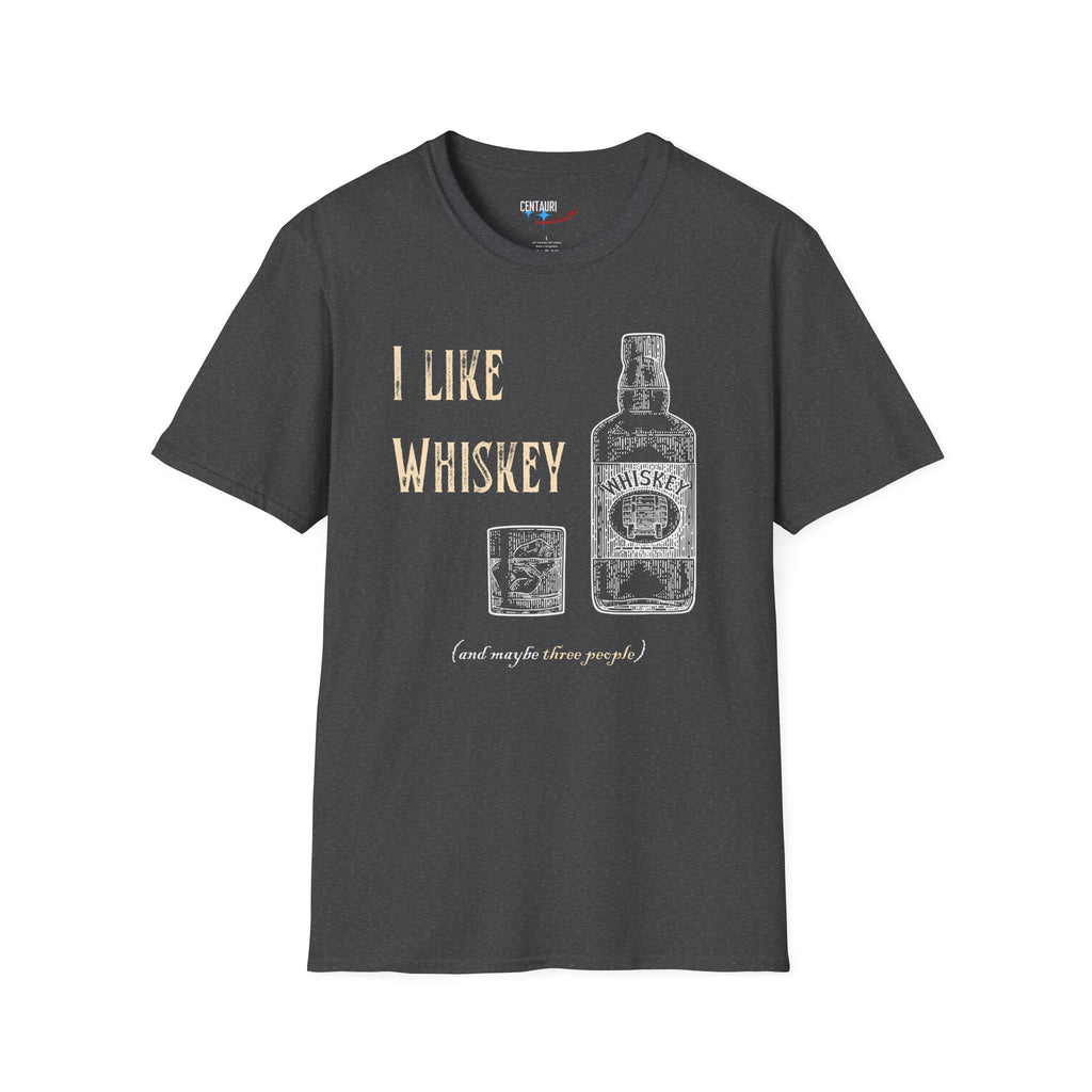 I Like Whiskey shirt | T-Shirt, Whiskey Bottle Graphic