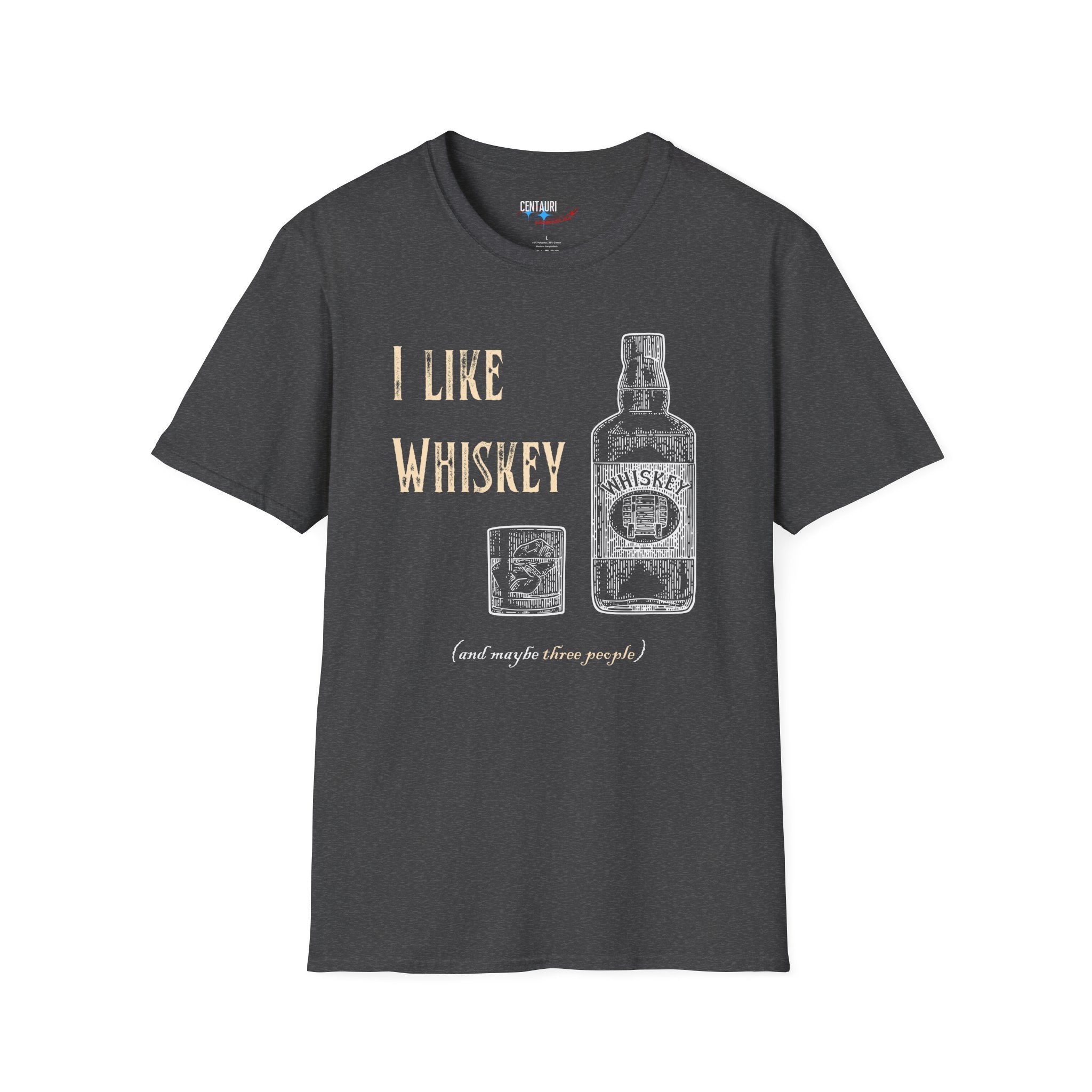 I Like Whiskey shirt | T-Shirt, Whiskey Bottle Graphic