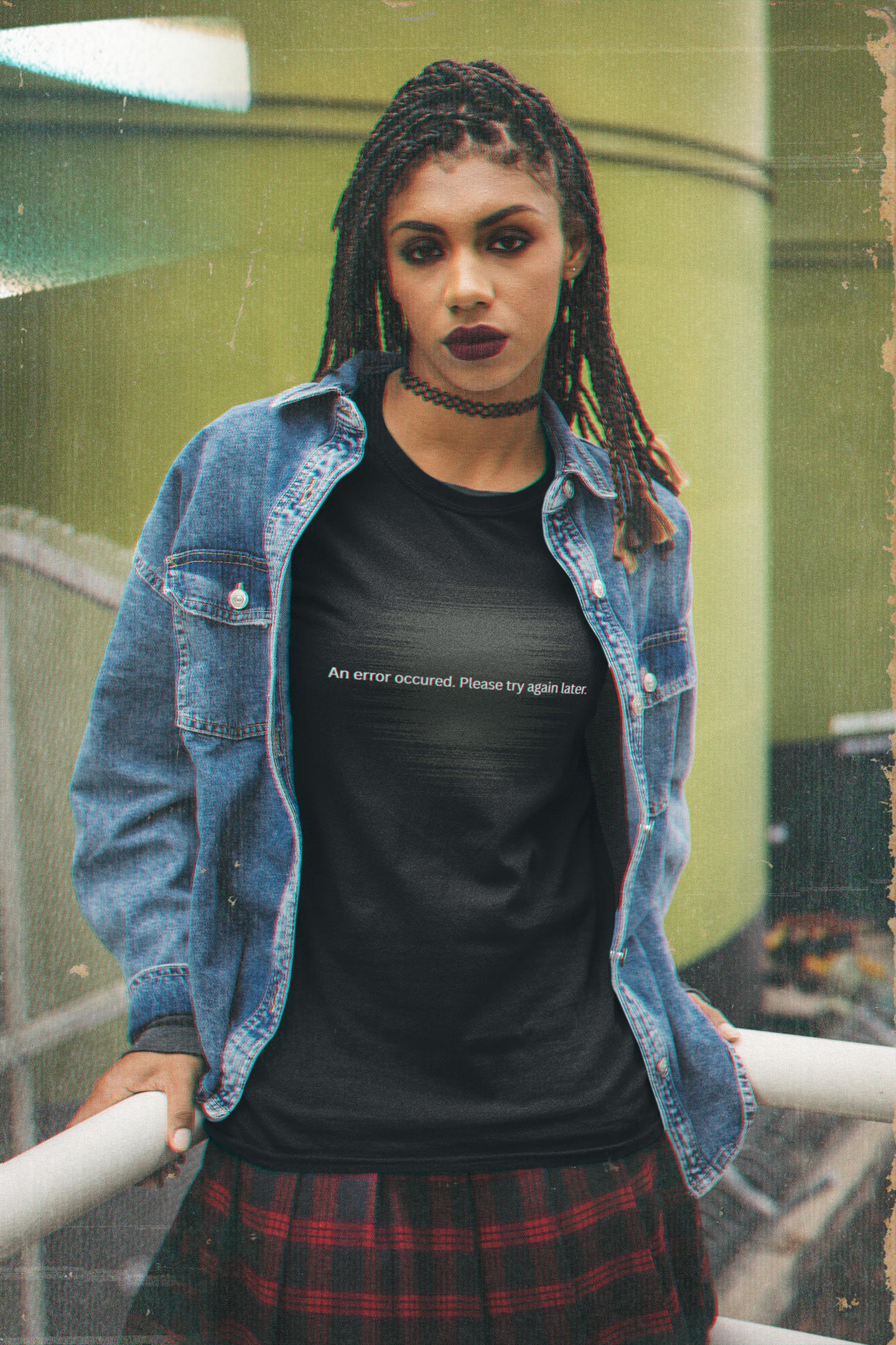 An Error Occurred T-Shirt | Glitch Tech Tee, Computer Message