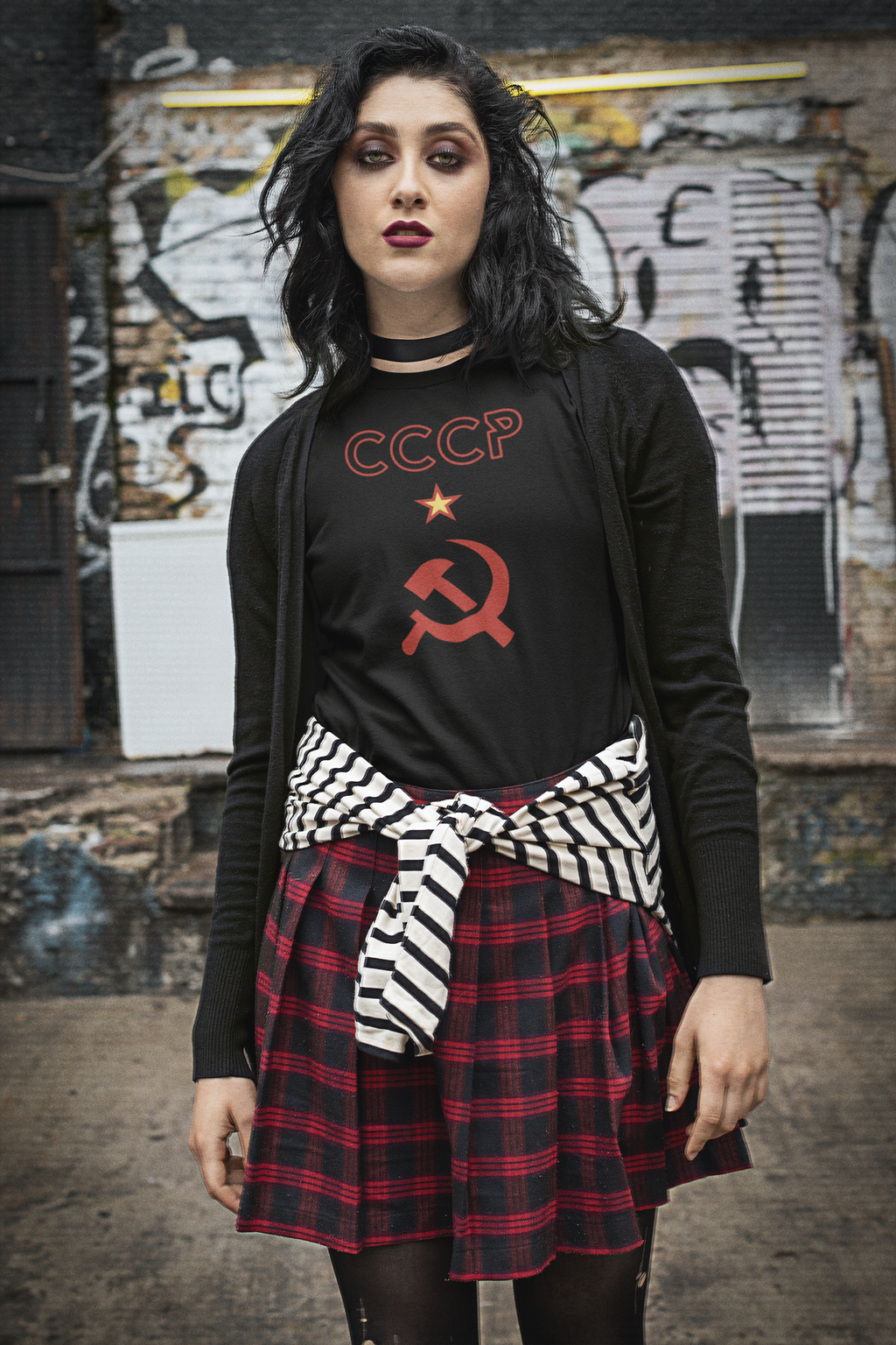 CCCP Hammer & Sickle T-Shirt | Soviet Star Logo Tee