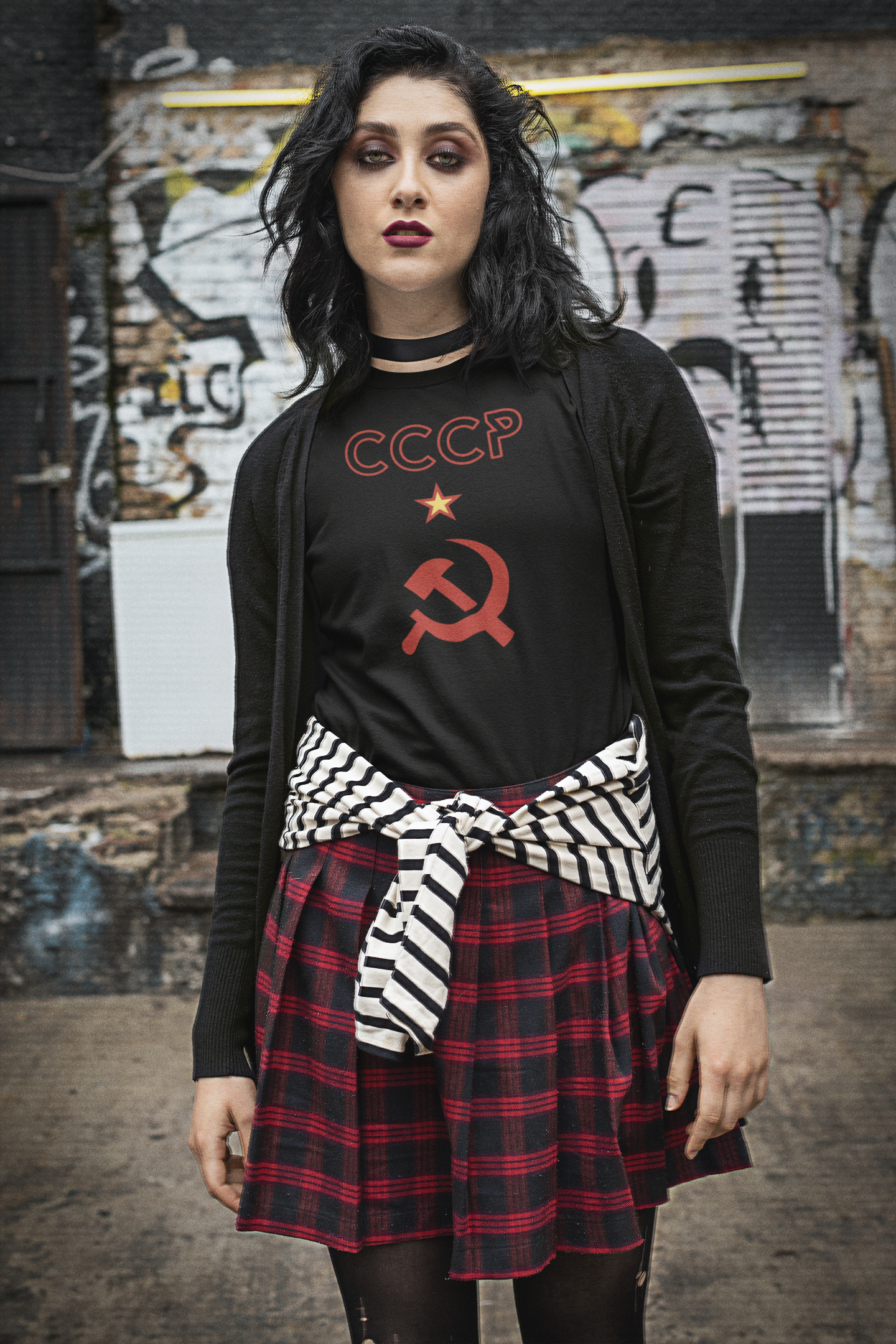 CCCP Hammer & Sickle T-Shirt | Soviet Star Logo Tee