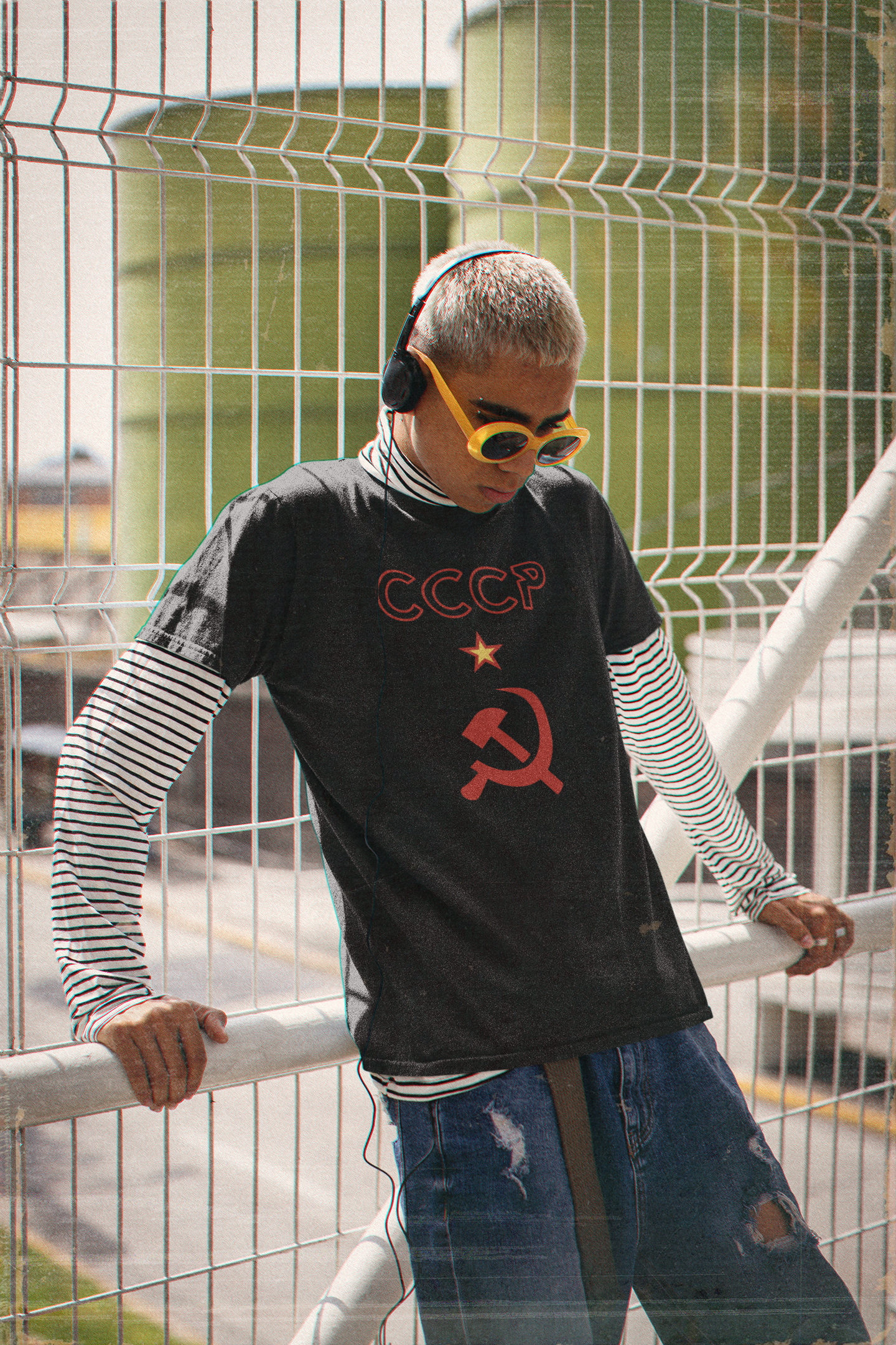 CCCP Hammer & Sickle T-Shirt | Soviet Star Logo Tee
