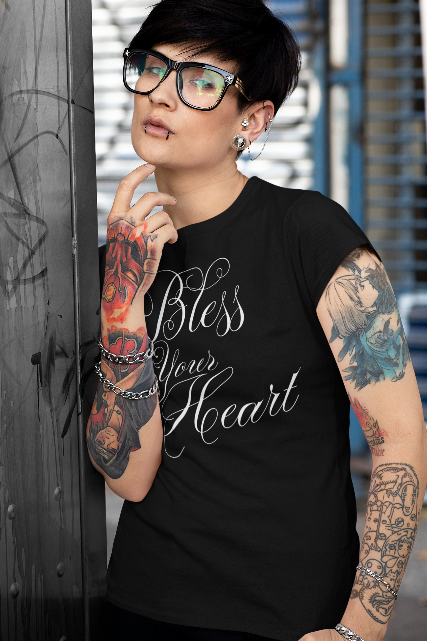 Bless Your Heart Script Tee | Funny Southern Phrase T-Shirt