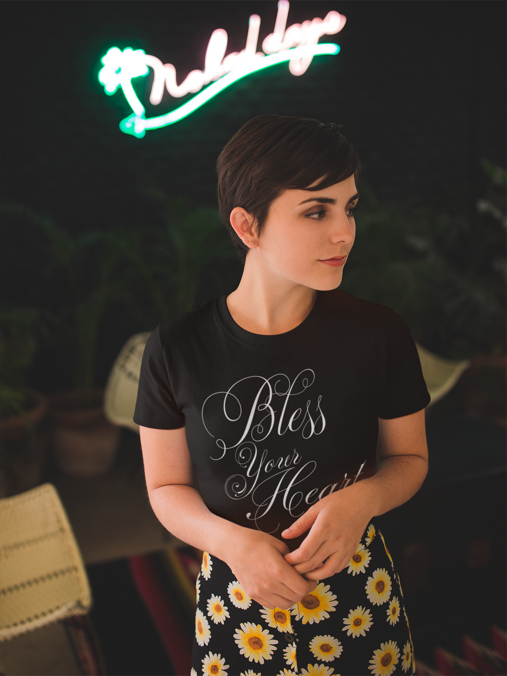 Bless Your Heart Script Tee | Funny Southern Phrase T-Shirt