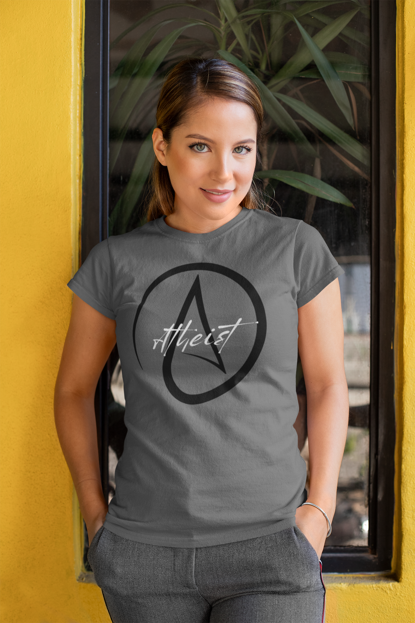 Atheist Chevron Symbol T-Shirt | Secular Atheism Tee