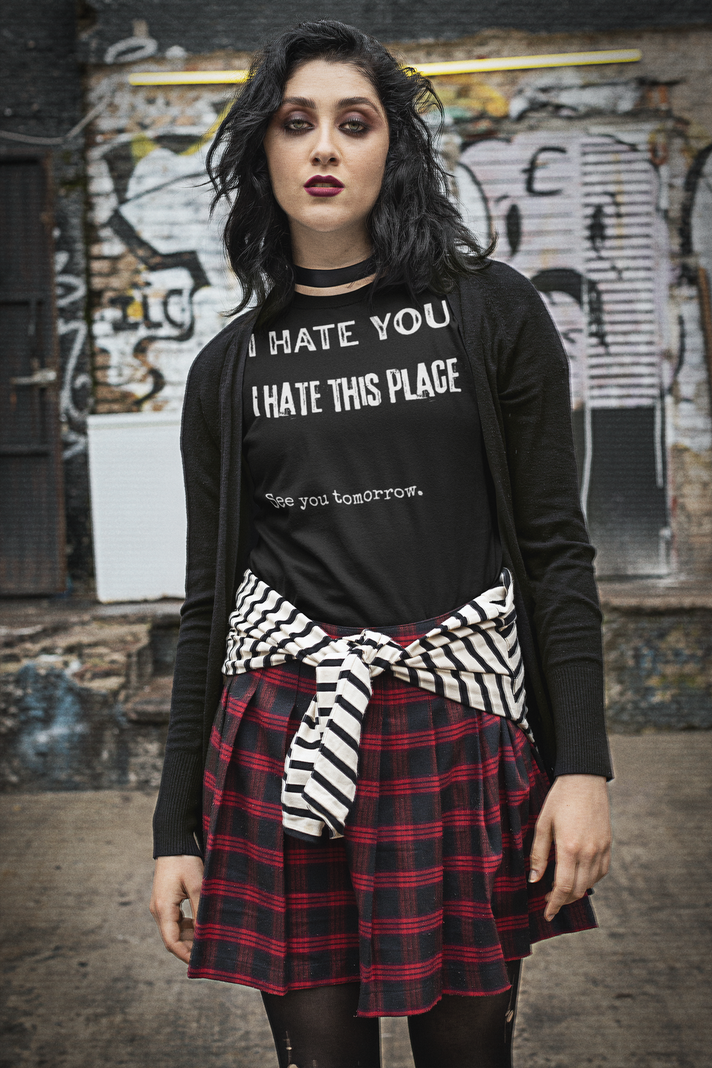 I Hate You; I Hate This Place; See You Tomorrow T-Shirt | Funny Sarcastic Tee