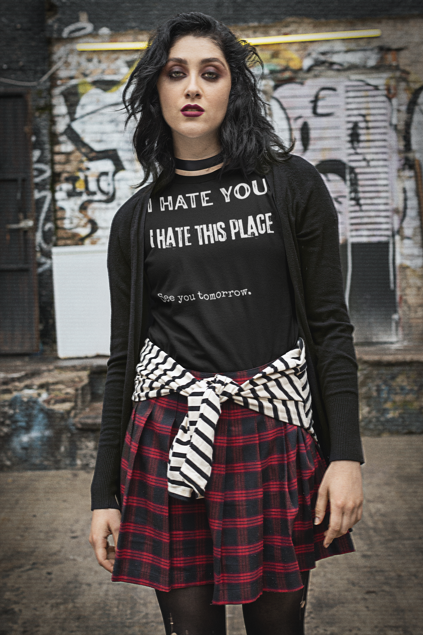 I Hate You; I Hate This Place; See You Tomorrow T-Shirt | Funny Sarcastic Tee