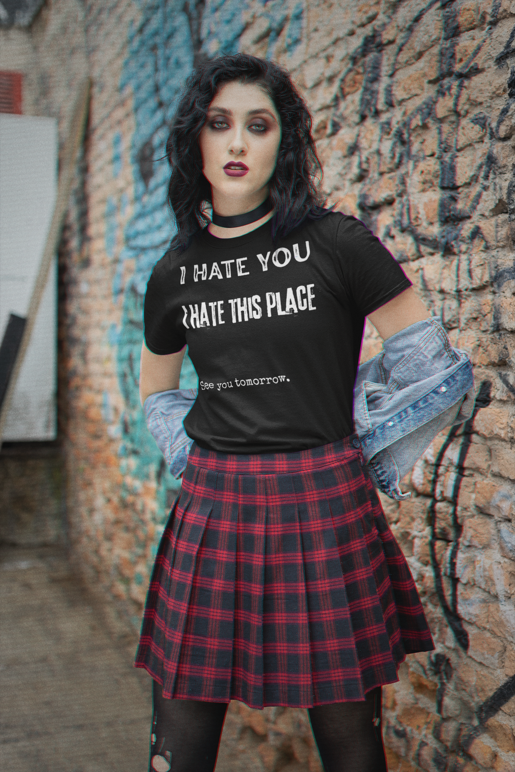 I Hate You; I Hate This Place; See You Tomorrow T-Shirt | Funny Sarcastic Tee