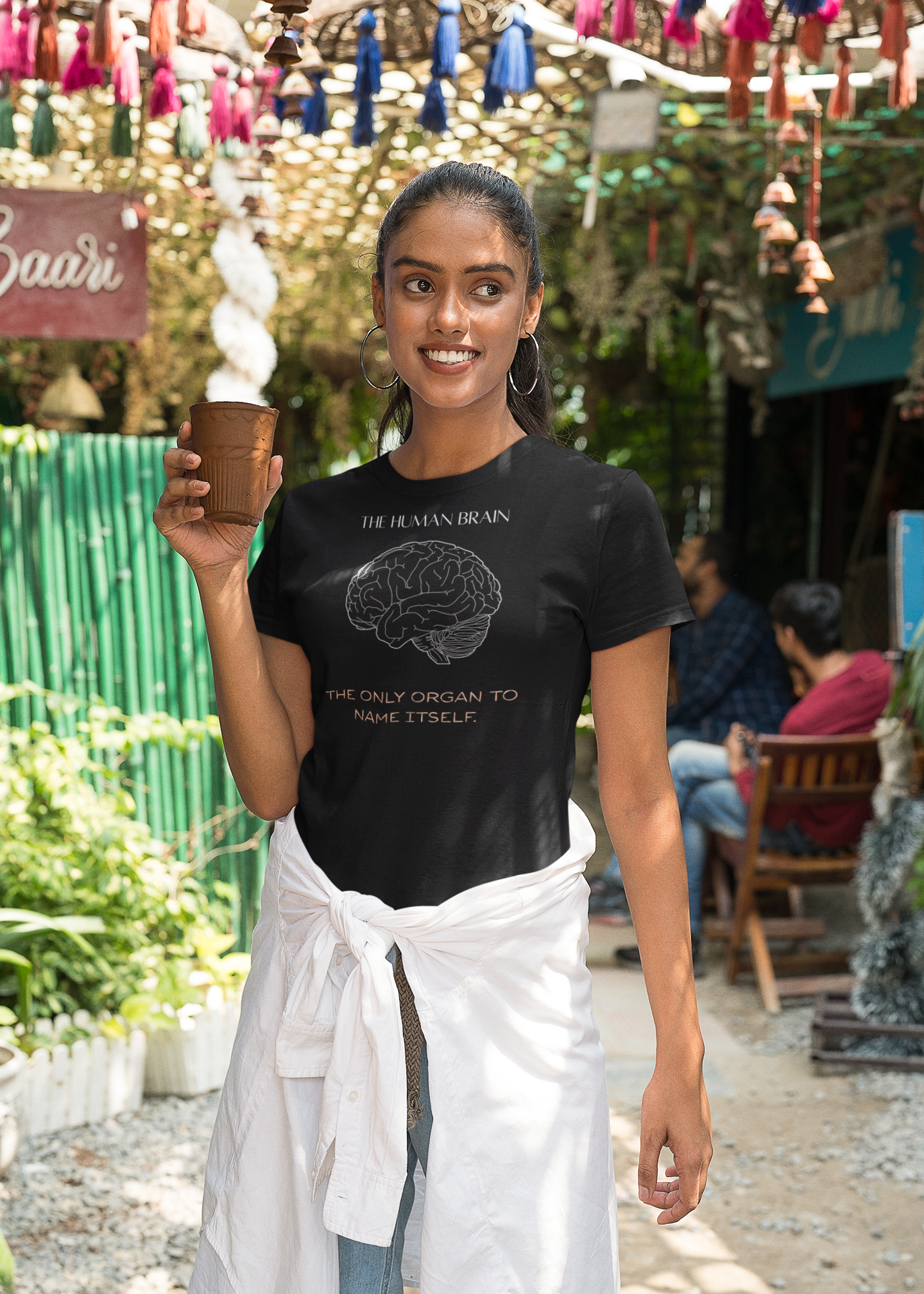 The Human Brain illustration T-Shirt | anatomy, science quote