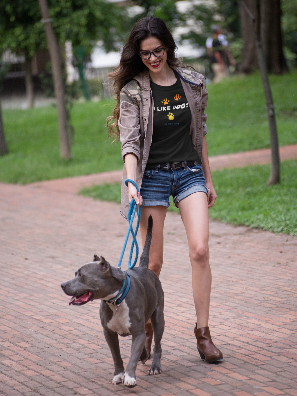 I Like Dogs (and maybe 3 people) T-Shirt | Sarcastic Dog Lover Shirt