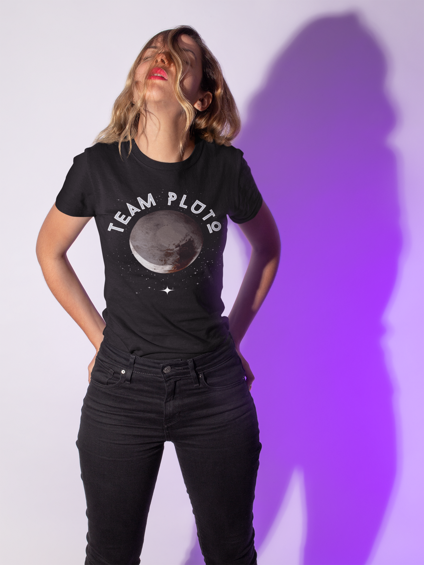 Team Pluto T-Shirt | Pluto Dwarf Planet Illustration