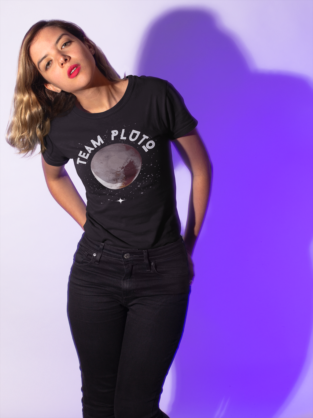 Team Pluto T-Shirt | Pluto Dwarf Planet Illustration