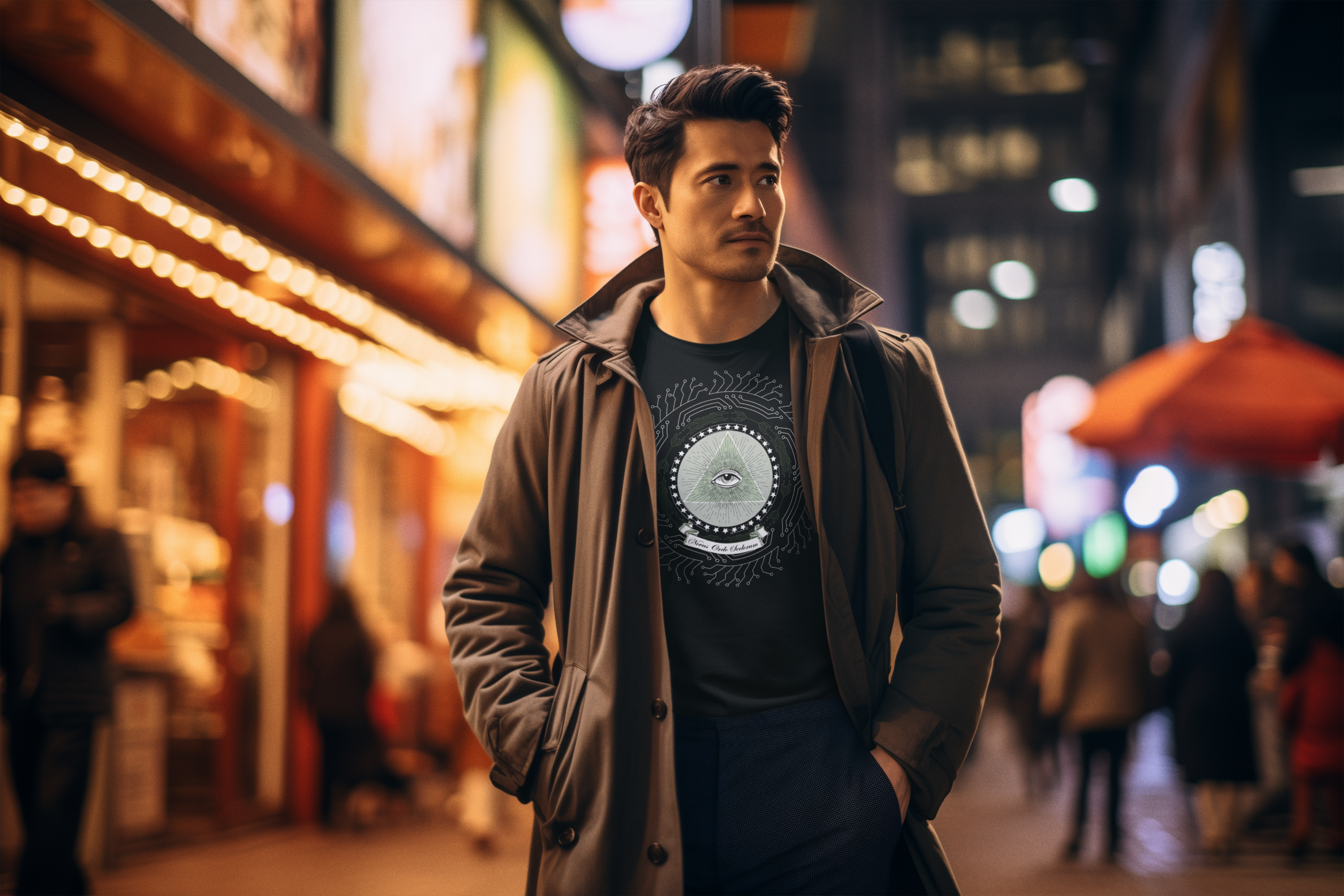Eye of Providence Circuitry Shirt | Dollar Bill to Digital Tech