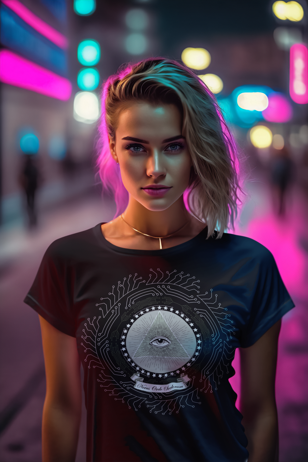 Eye of Providence Circuitry Shirt | Dollar Bill to Digital Tech