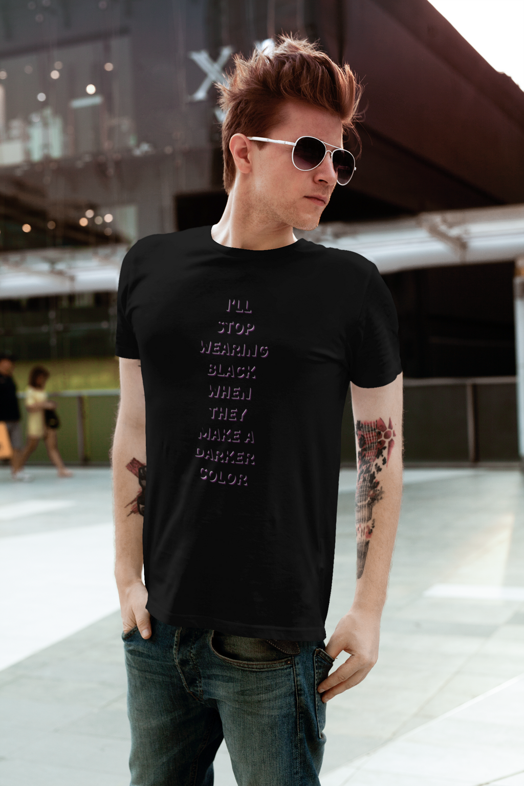 I'll Stop Wearing Black When They Make a Darker Color T-Shirt | Goth, Minimalist
