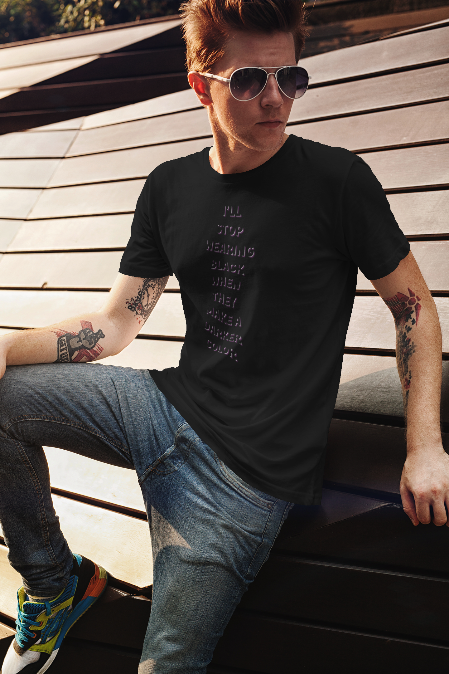I'll Stop Wearing Black When They Make a Darker Color T-Shirt | Goth, Minimalist