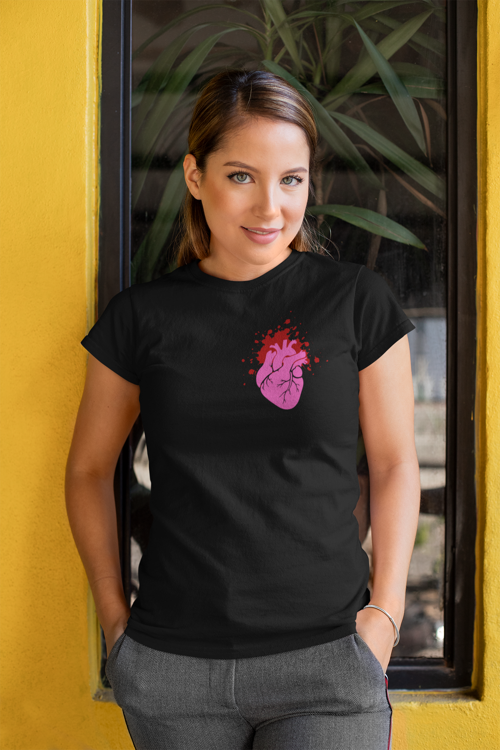 Bloody Heart Shirt | Medical Heart Illustration T-Shirt