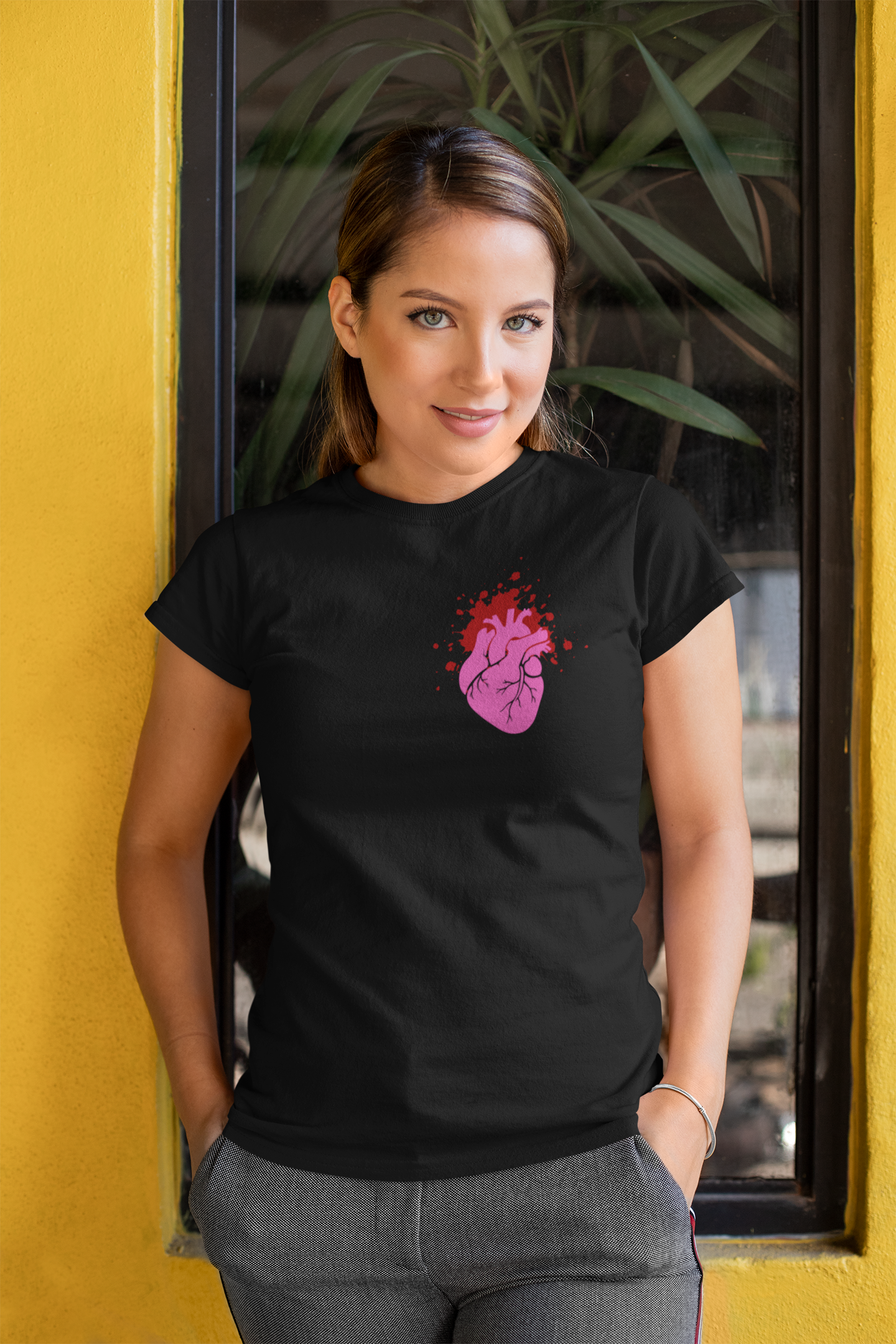 Bloody Heart Shirt | Medical Heart Illustration T-Shirt