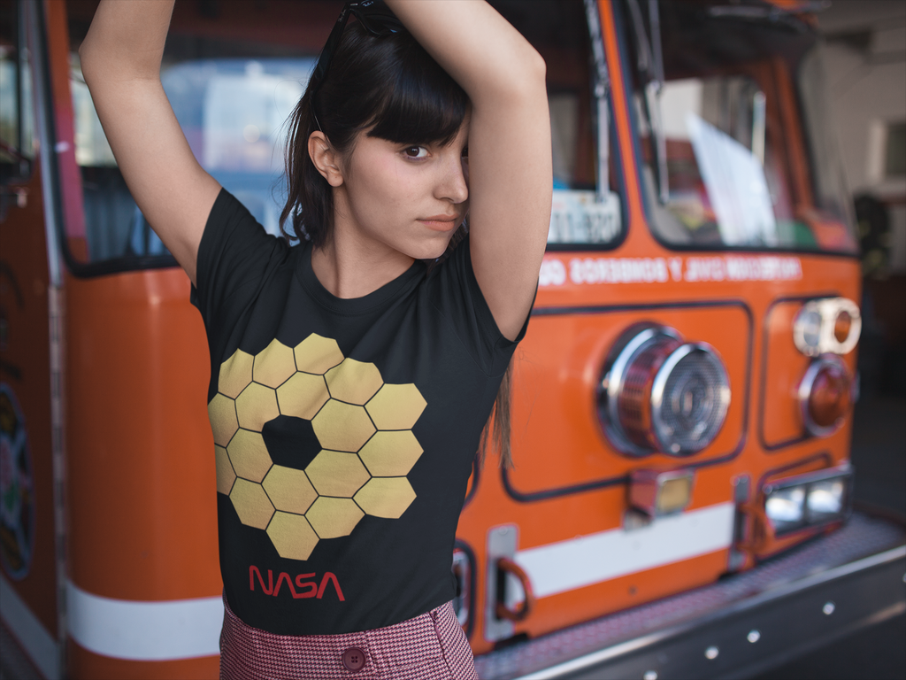 James Webb Hexagonal Mirror NASA T-Shirt