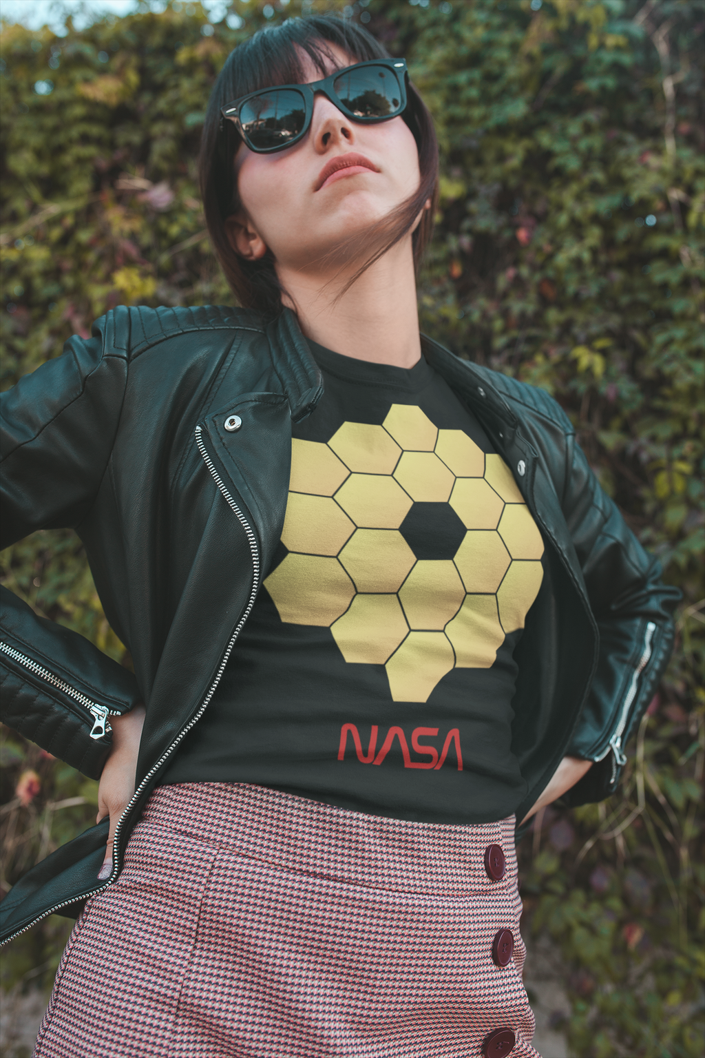 James Webb Hexagonal Mirror NASA T-Shirt