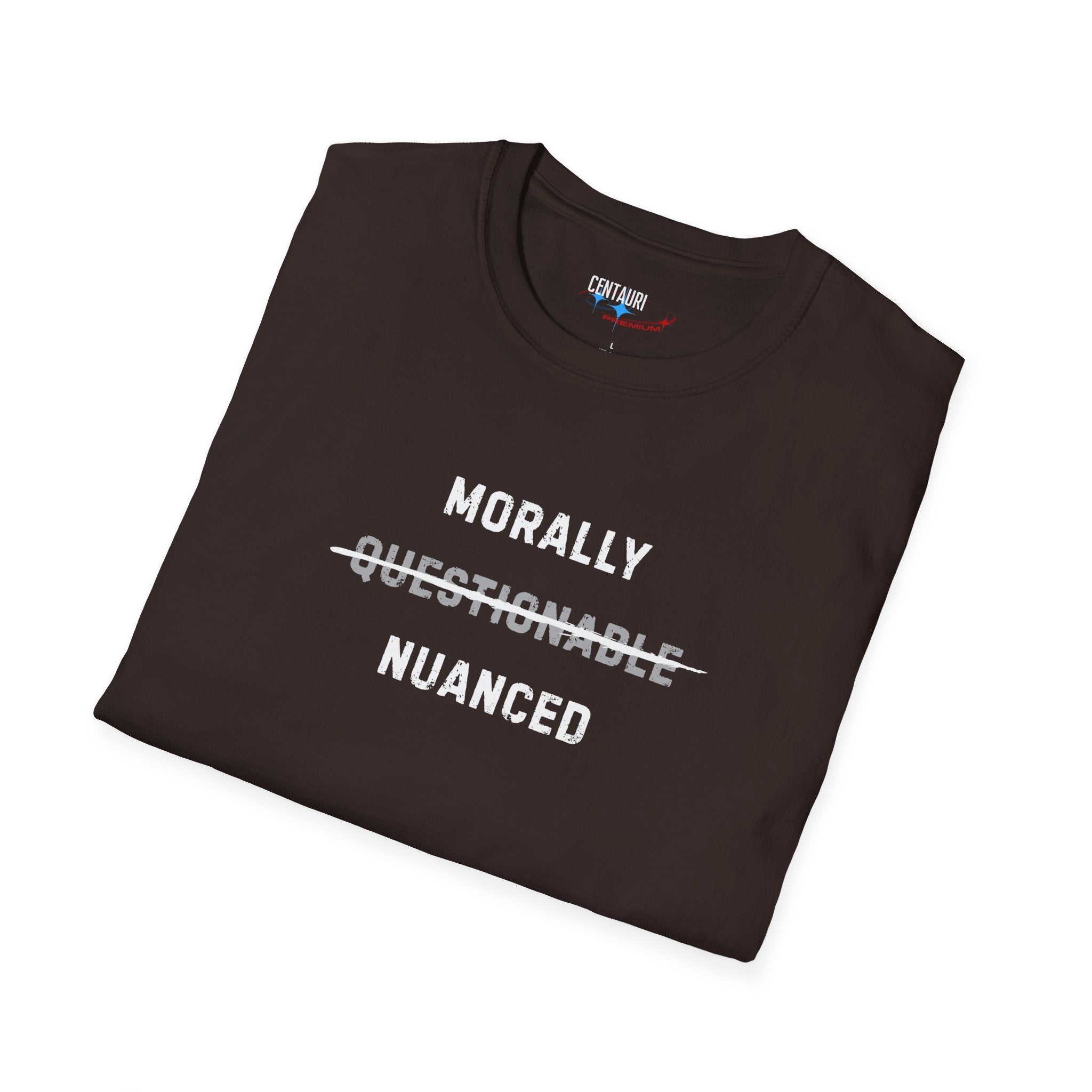Morally ~Questionable~ Nuanced T-Shirt | Black Tee